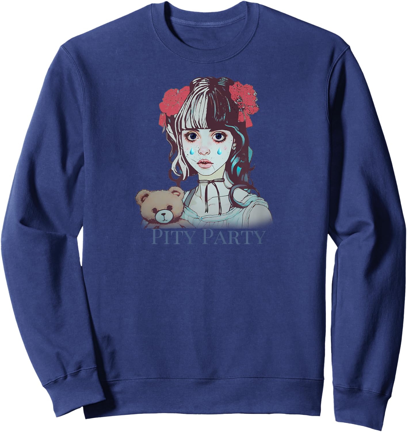 Cry Baby, Pity Party Sweatshirt - Sweatshirt | Navy