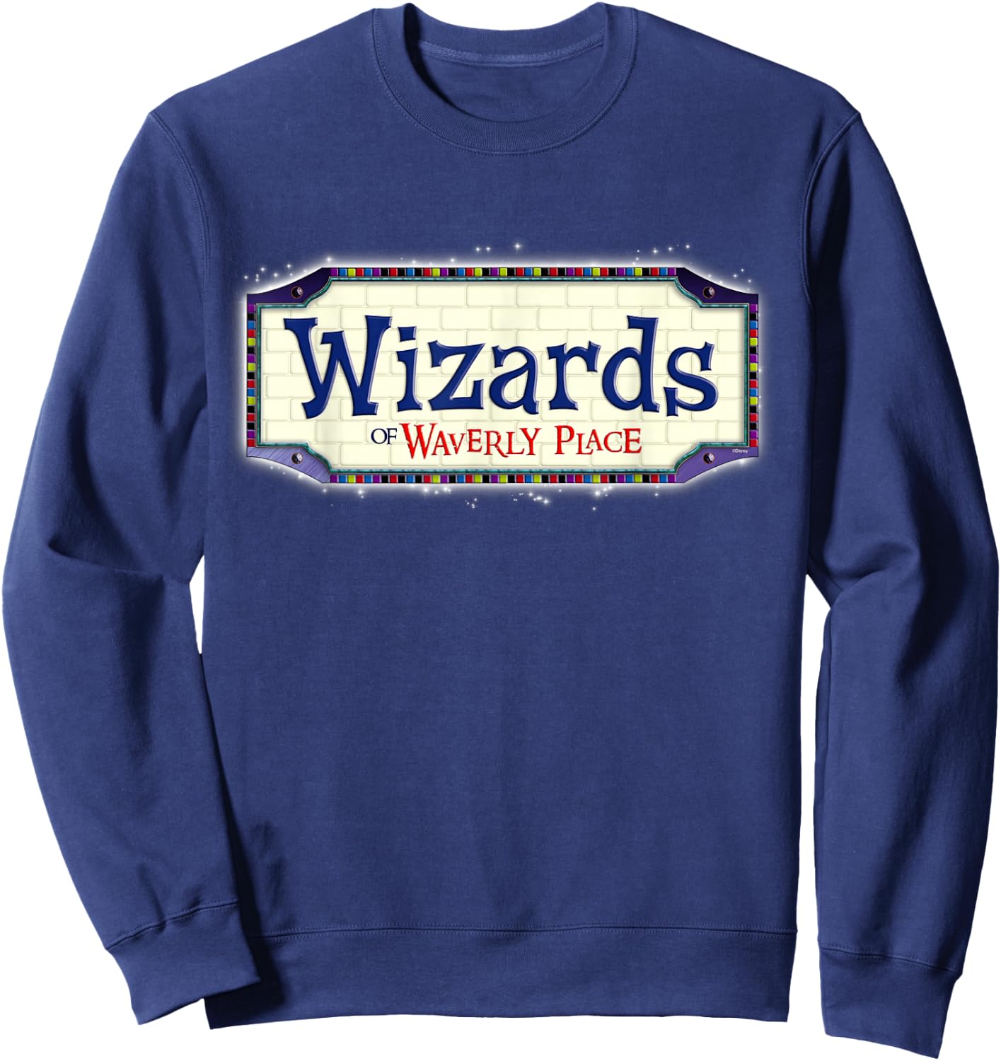 Disney Channel Official Wizards of Waverly Place Logo Sweatshirt - Sweatshirt | Navy