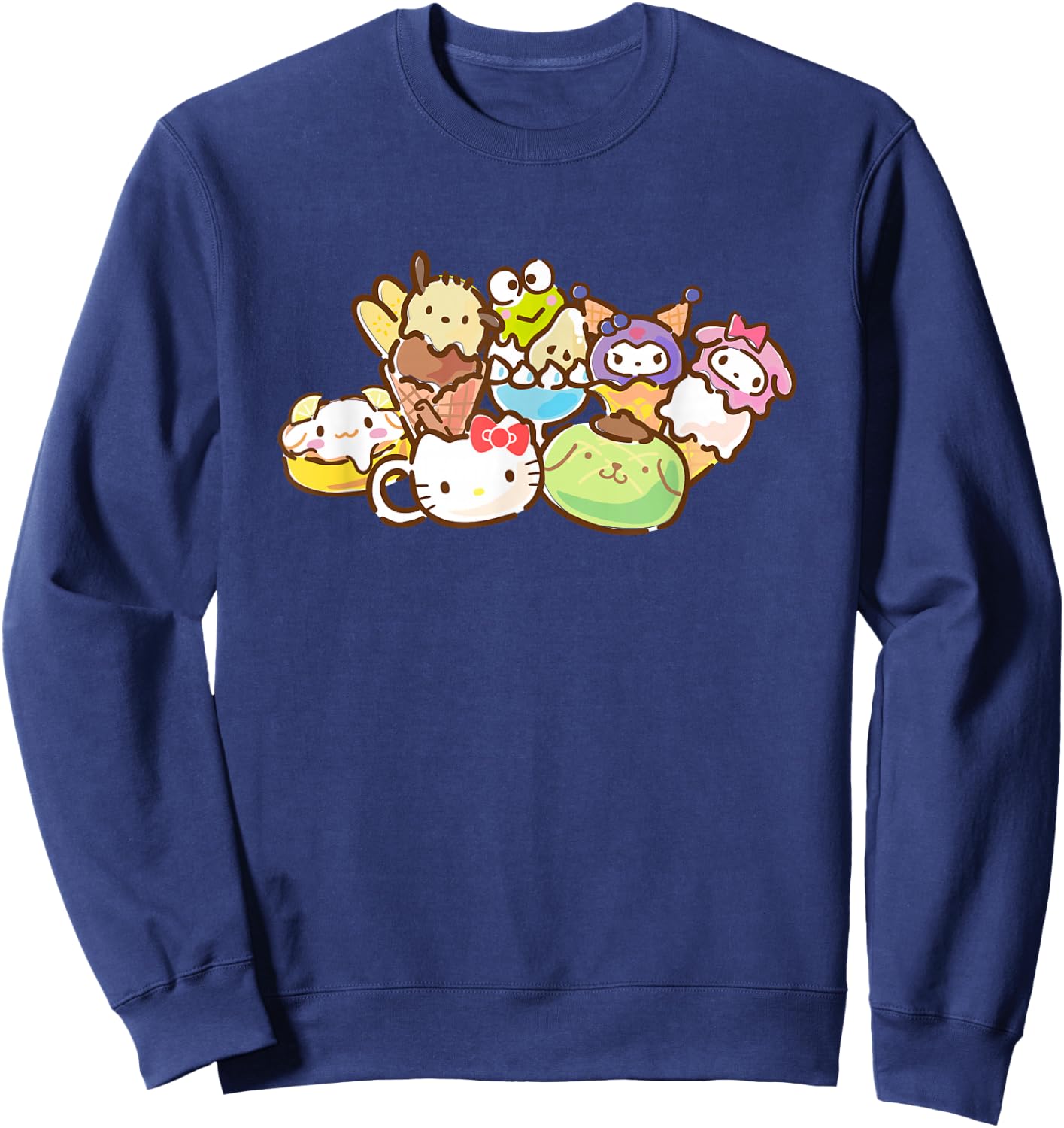 Hello Kitty and Friends Snacks Sweatshirt - Sweatshirt | Navy