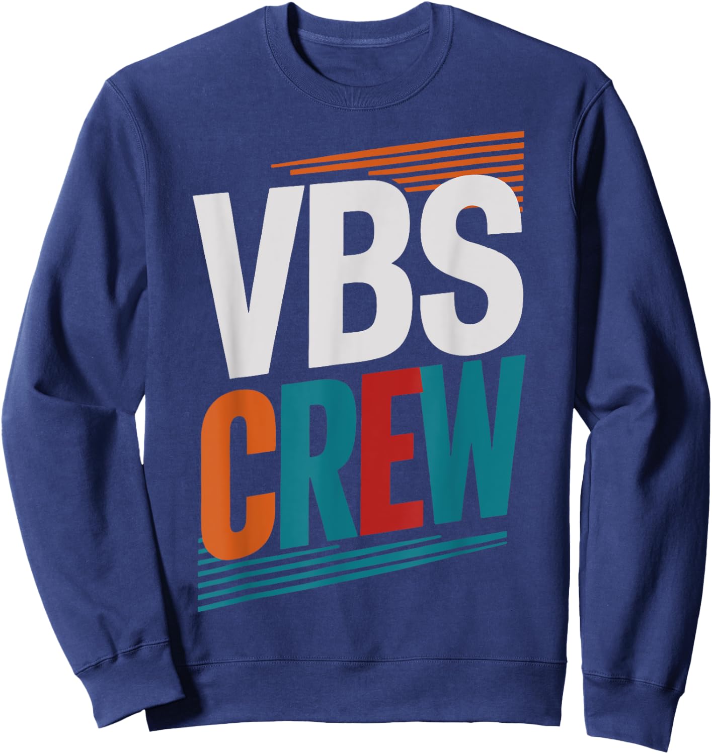VBS Crew Faith-Based Gathering Sunday School Teacher Men Women Kids Sweatshirt - Sweatshirt | Navy