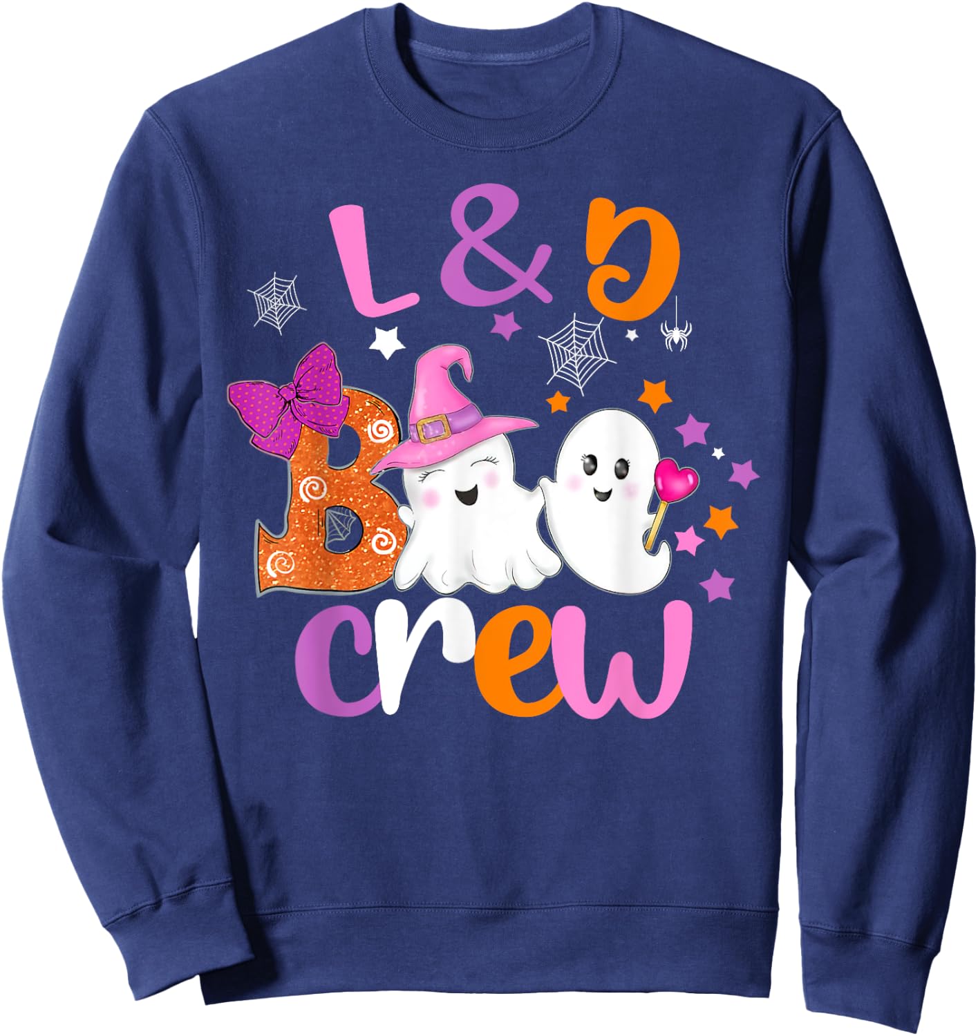 L&D Boo Crew Halloween matching shirt Labor & Delivery nurse Sweatshirt - Sweatshirt | Navy