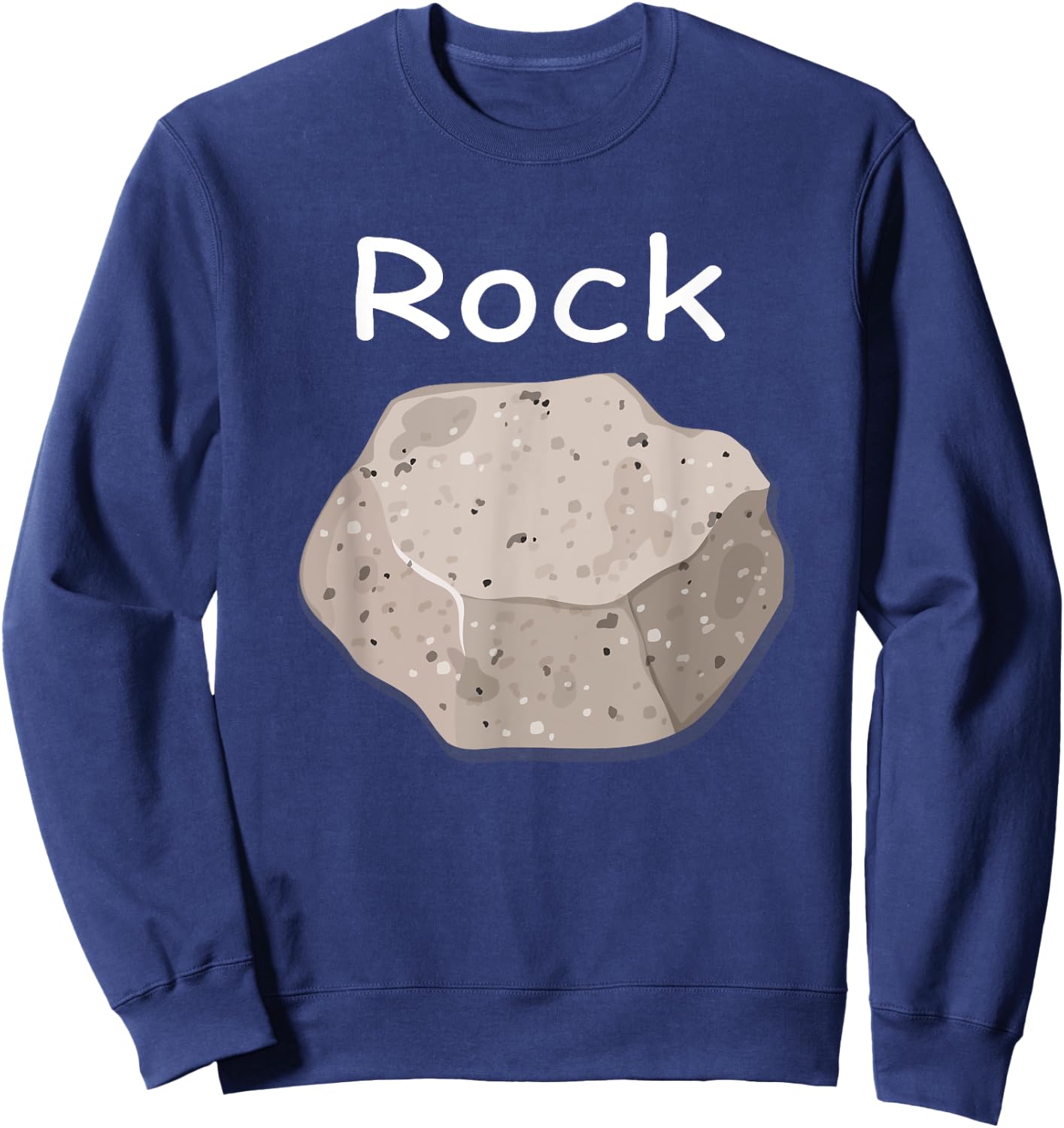 Rock Paper Scissors Matching Halloween Costumes Sweatshirt - Sweatshirt | Navy