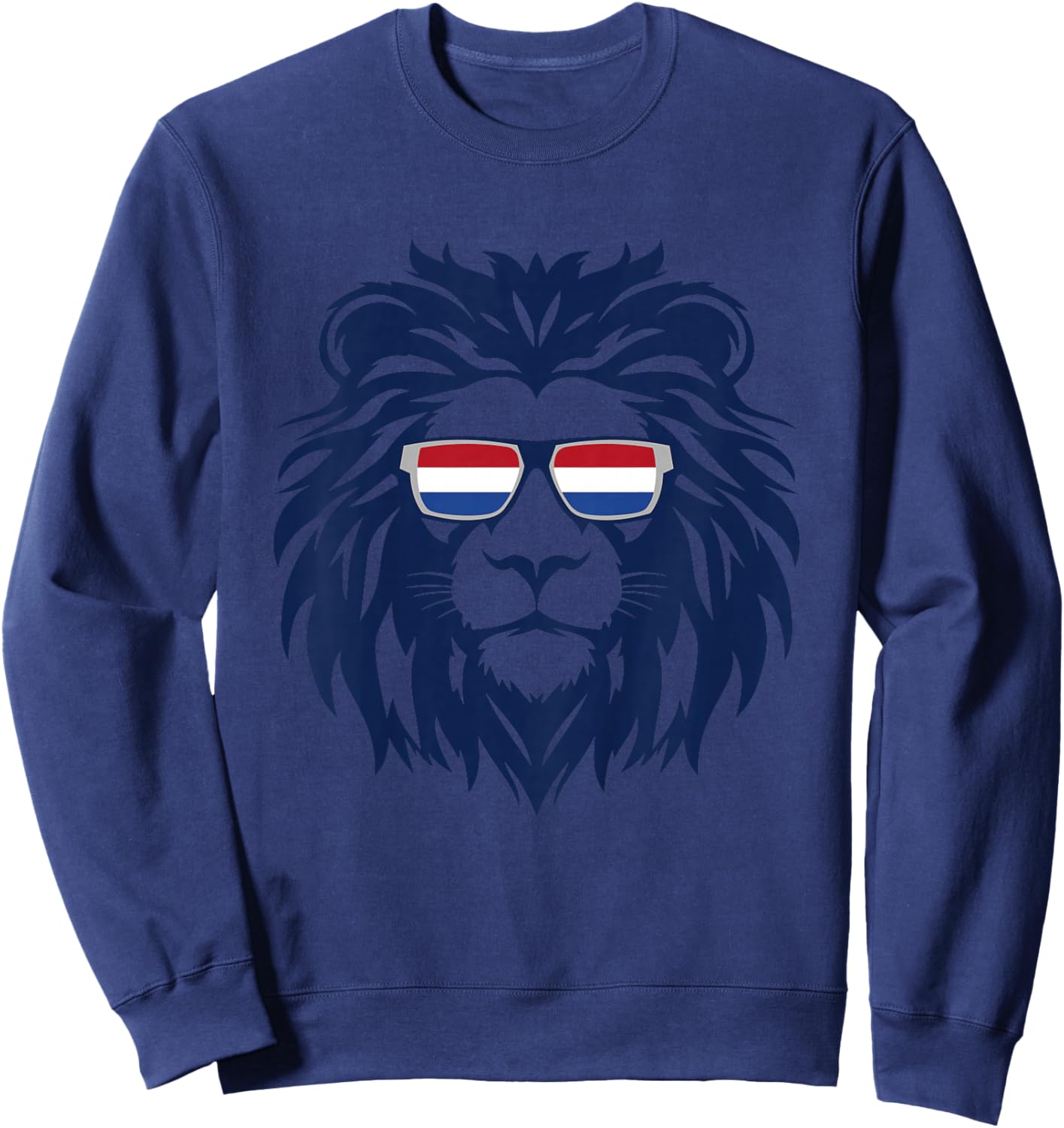 Nederland Lion, Netherlands Flag. Kids Holland Dutch, Orange Sweatshirt - Sweatshirt | Navy