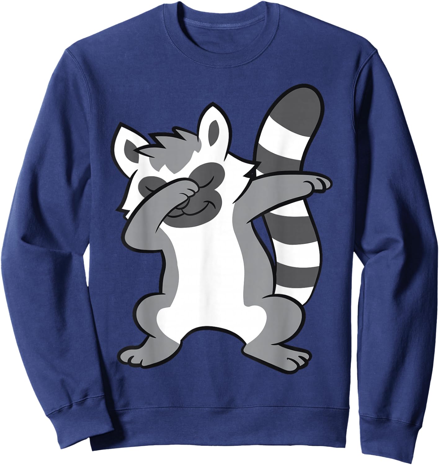 Dabbing Lemur Cute Ring-Tailed Lemur Sweatshirt - Sweatshirt | Navy