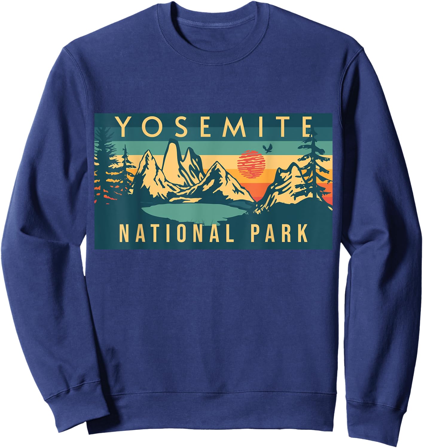 Yosemite National Park Sweatshirt - Sweatshirt | Navy