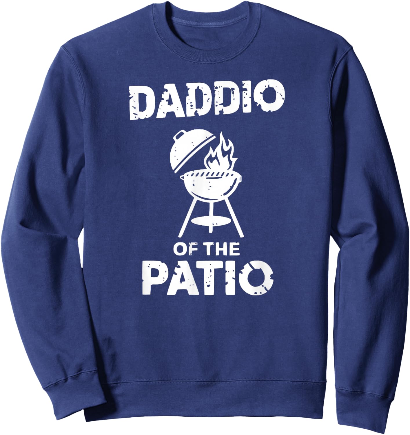 Grilling Funny Dad BBQ Party Smoker Pork Grill Master BBQ Sweatshirt - Sweatshirt | Navy