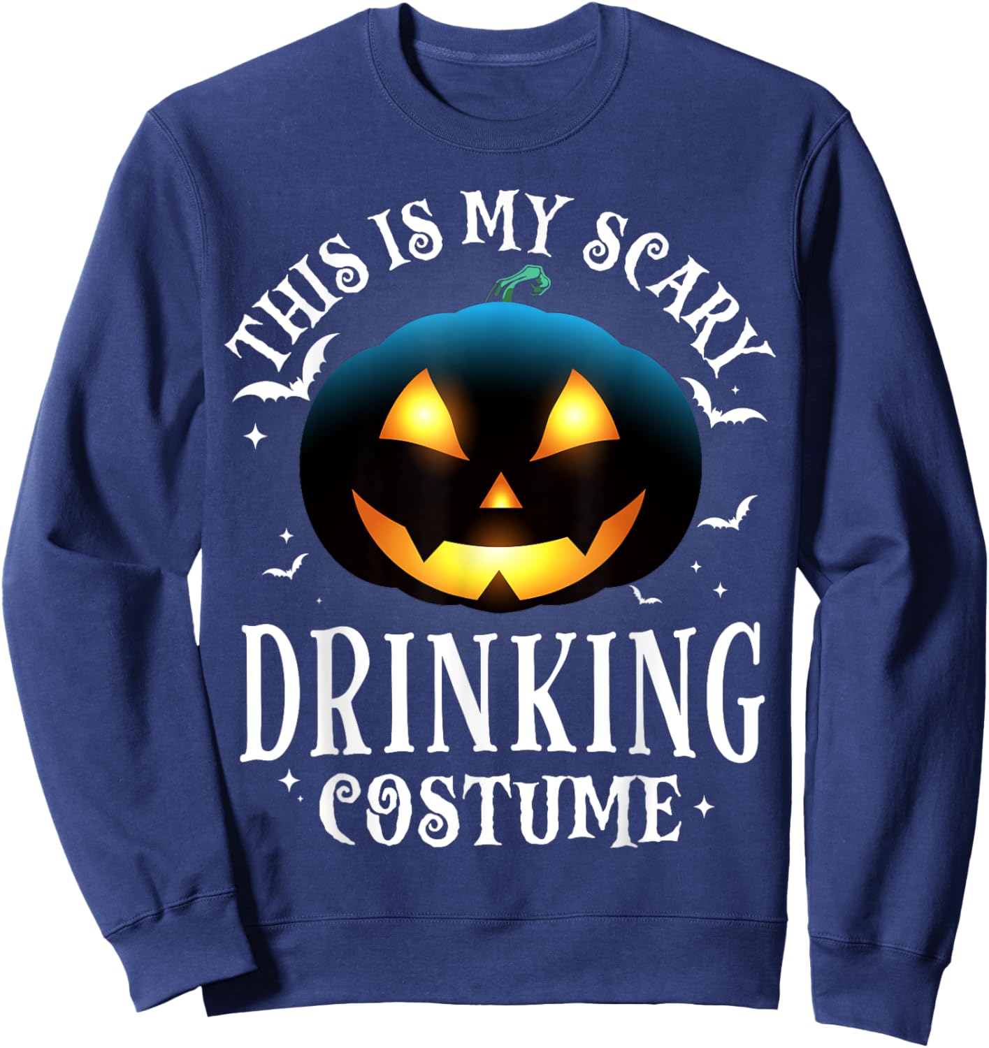 Drinking Halloween Matching Pajama Costume Sweatshirt - Sweatshirt | Navy