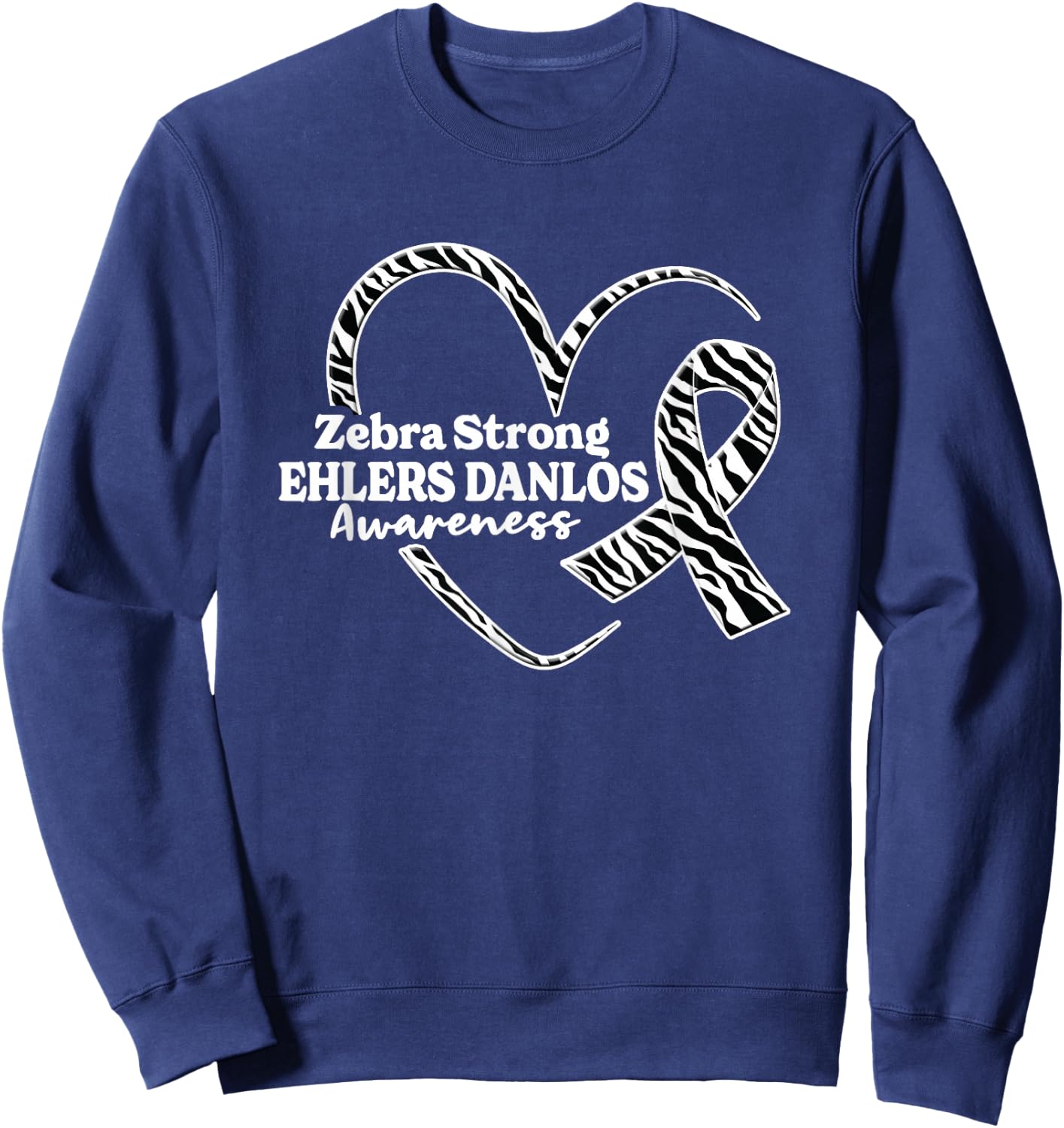Ehlers Danlos Syndrome Shirt - Ehlers Danlos Sweatshirt - Sweatshirt | Navy