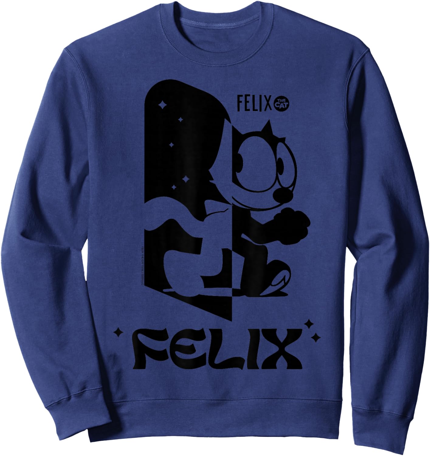 Felix The Cat Night and Day Sweatshirt - Sweatshirt | Navy