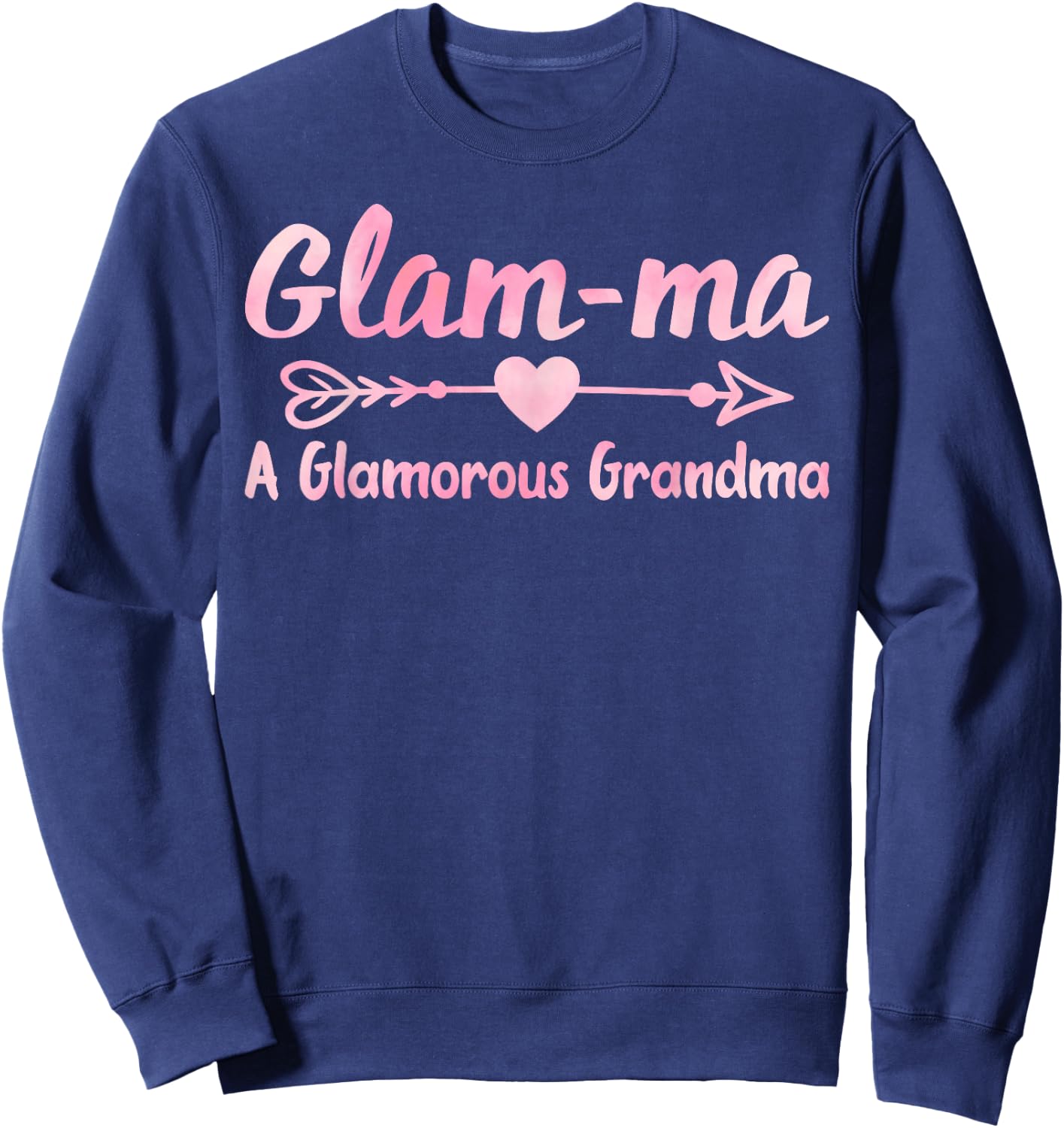Glam-ma: Grandma Design For Glamorous Granny Sweatshirt - Sweatshirt | Navy