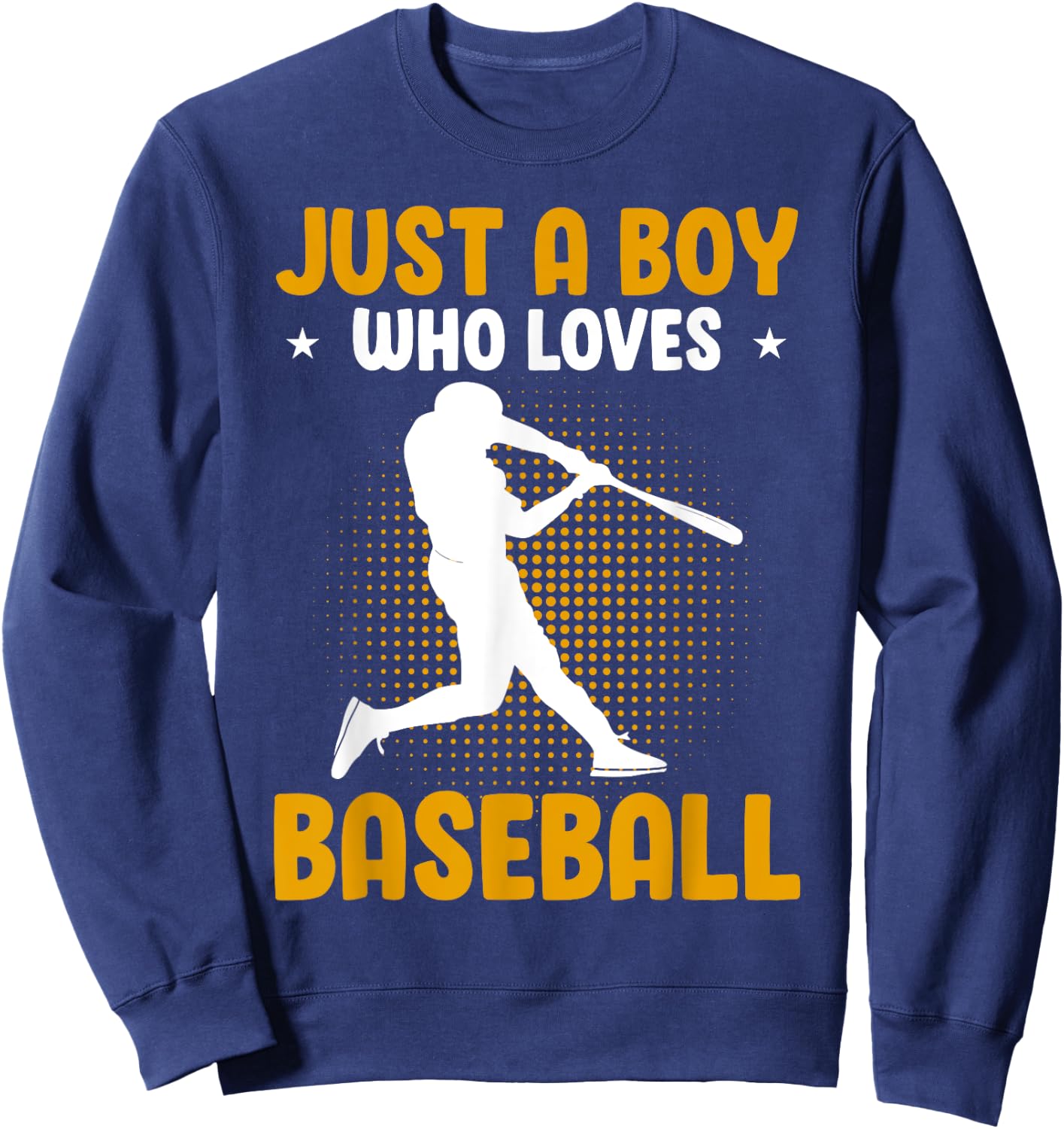 Just A Boy Who Loves Baseball Sweatshirt - Sweatshirt | Navy