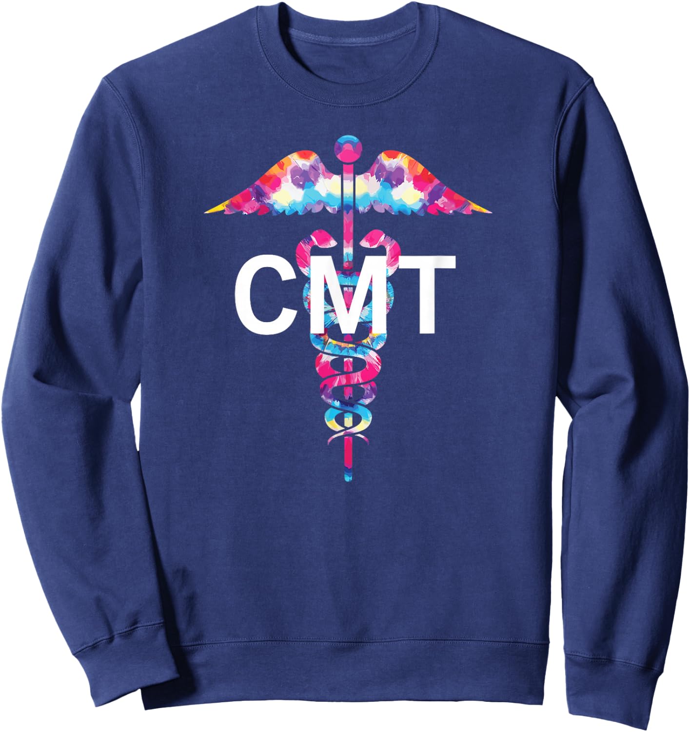 Certified Medication Technician CMT Medication Tech Sweatshirt - Sweatshirt | Navy