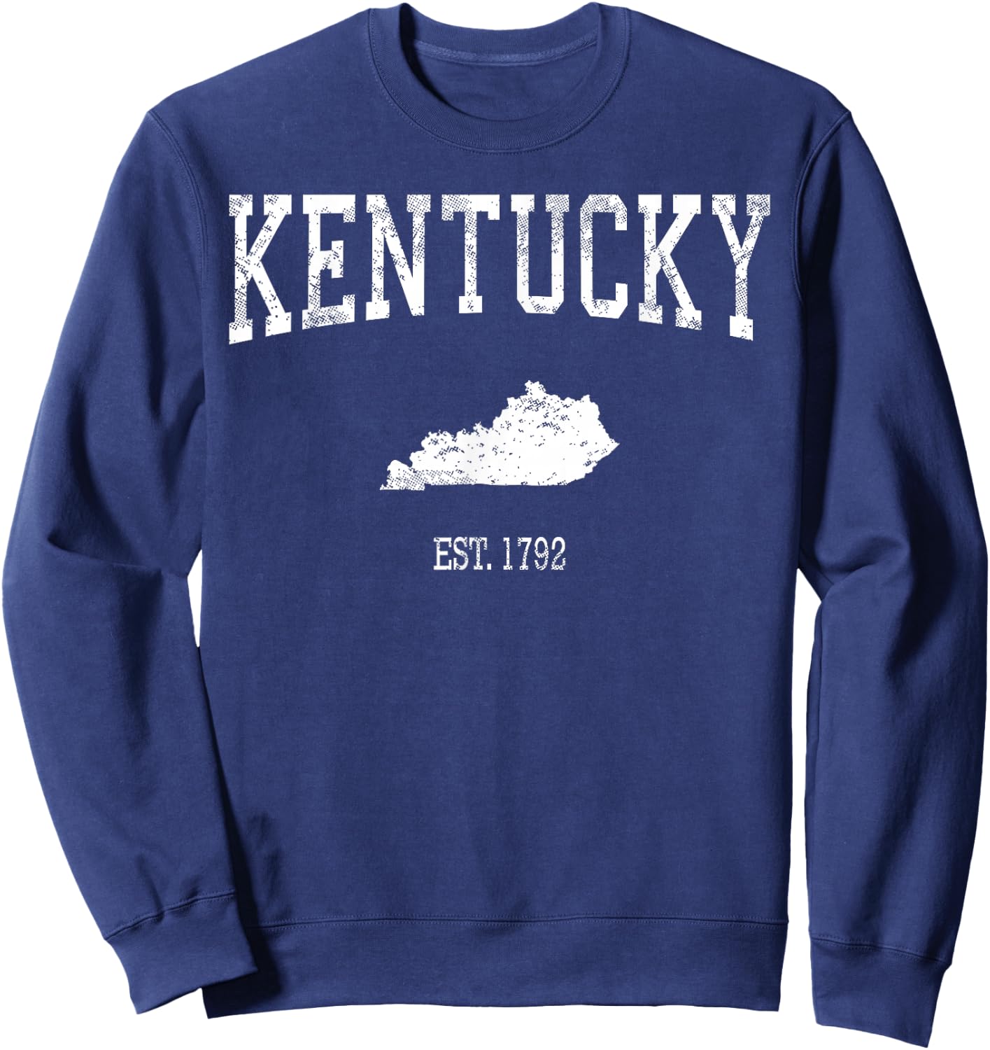 Kentucky Vintage Sports Design KY Sweatshirt - Sweatshirt | Navy