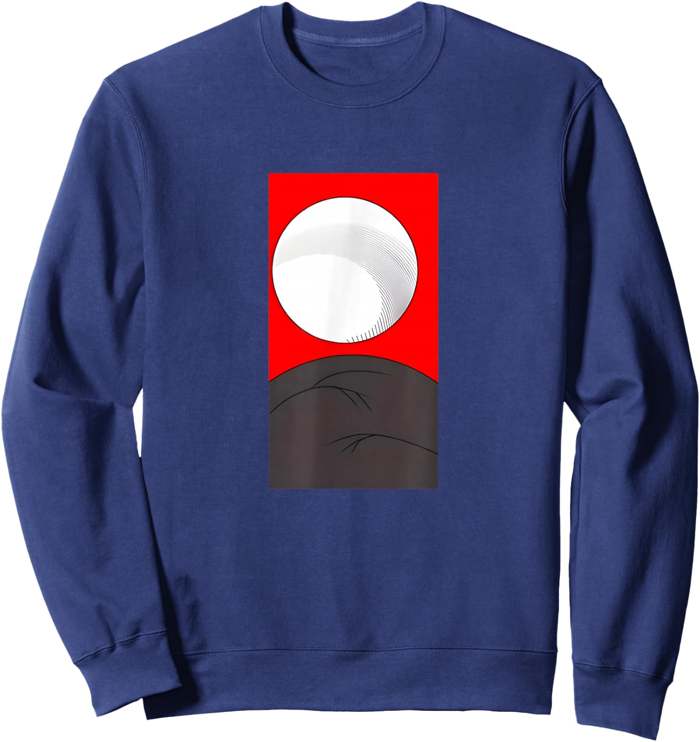 Hanafuda Japanese Vintage Cards Game Print Sweatshirt - Sweatshirt | Navy