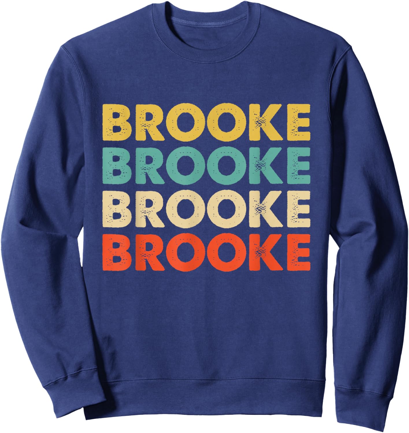 Brooke Name Sweatshirt - Sweatshirt | Navy
