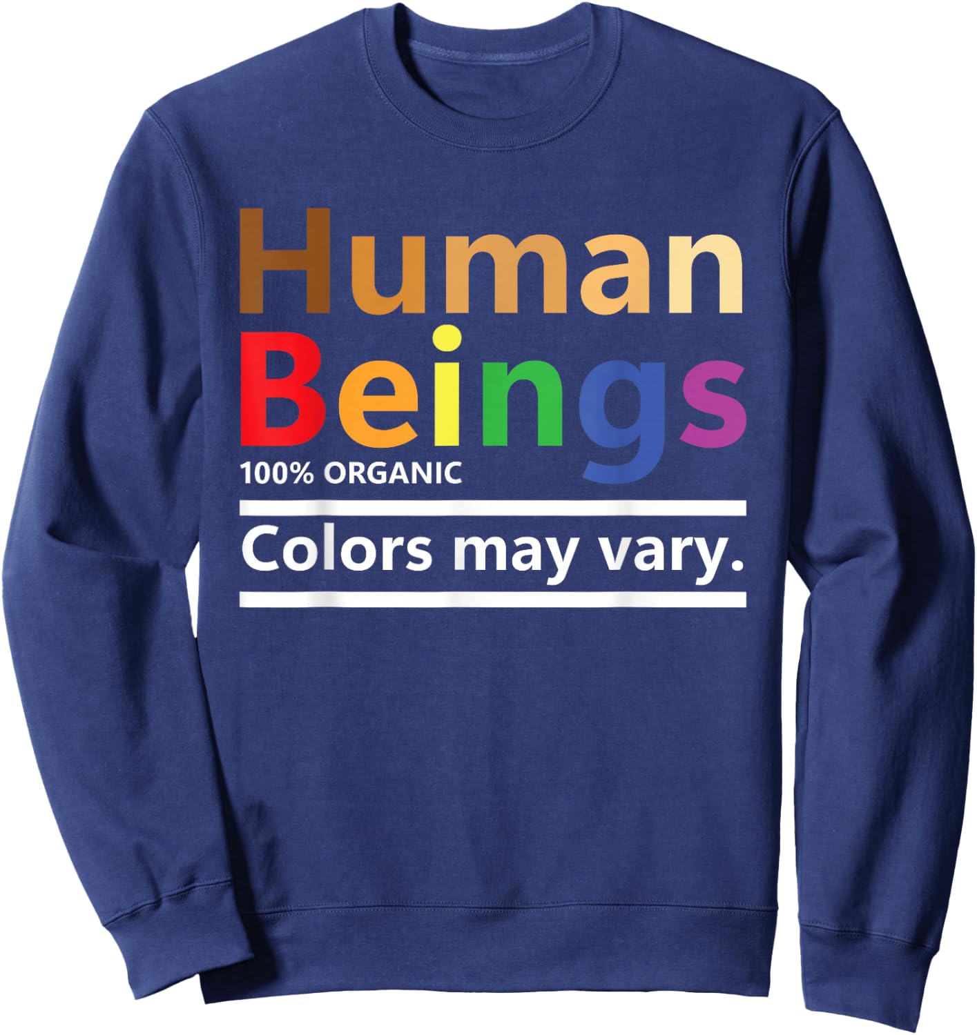Human Being Definition Pride Rainbow Queer Gay CSD LGBTQ Sweatshirt - Sweatshirt | Navy
