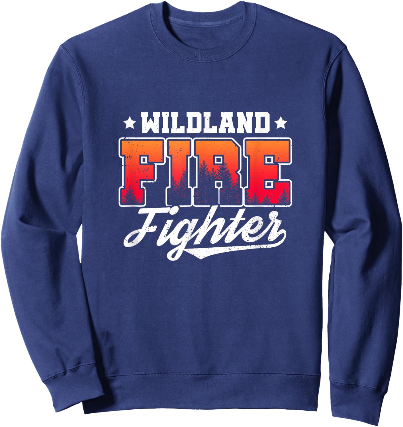 Wildland firefighter Sweatshirt - Sweatshirt | Navy