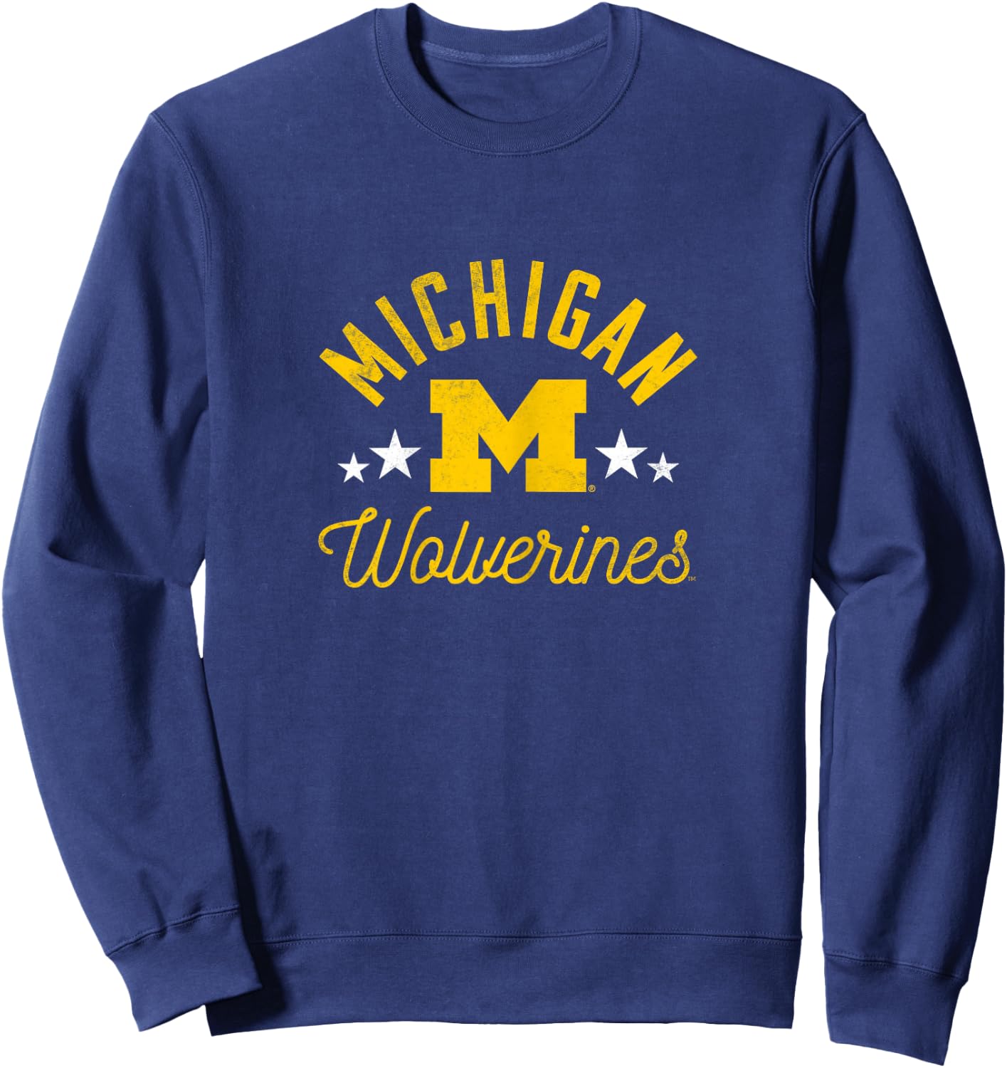 University of Michigan Wolverines U of M Wolverines Sweatshirt - Sweatshirt | Navy