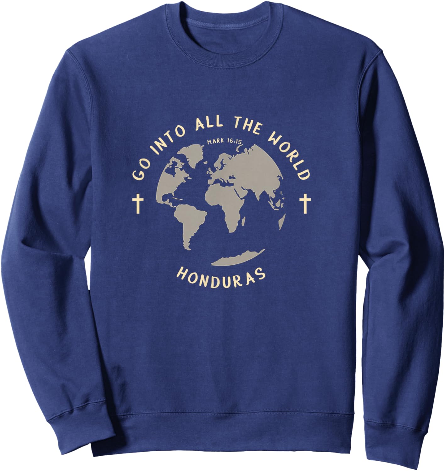 Go Into All The World Honduras Mission Sweatshirt - Sweatshirt | Navy