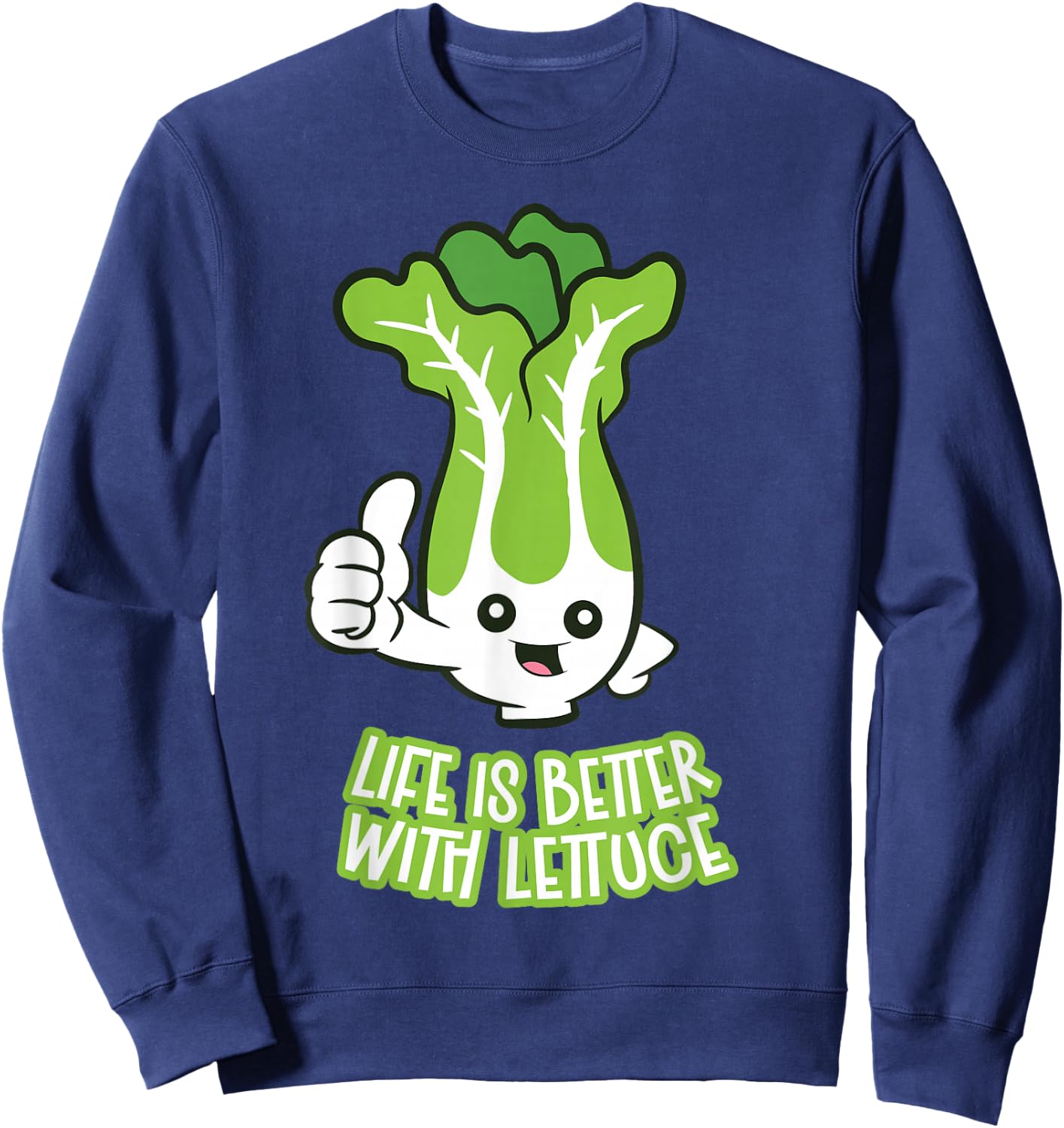 Life Is Better With Lettuce Sweatshirt - Sweatshirt | Navy