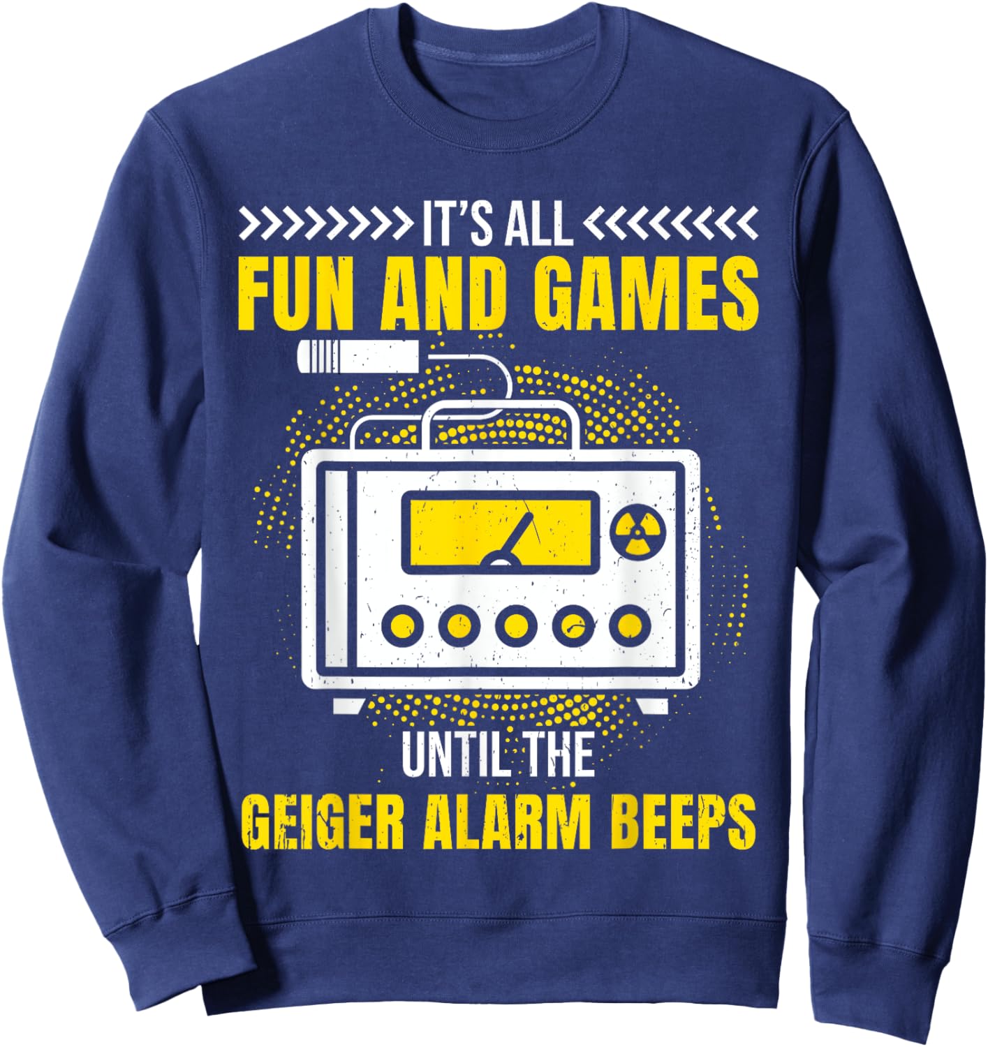 Funny Nuclear Engineer Nuclear power plant Sweatshirt - Sweatshirt | Navy