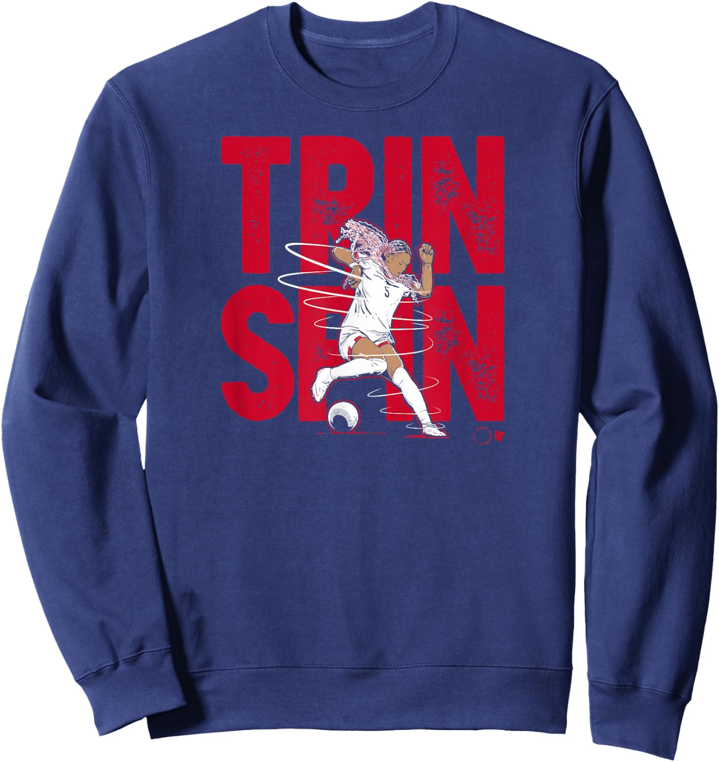 Trinity Rodman - Trin Spin - USA Women's Soccer Sweatshirt - Sweatshirt | Navy