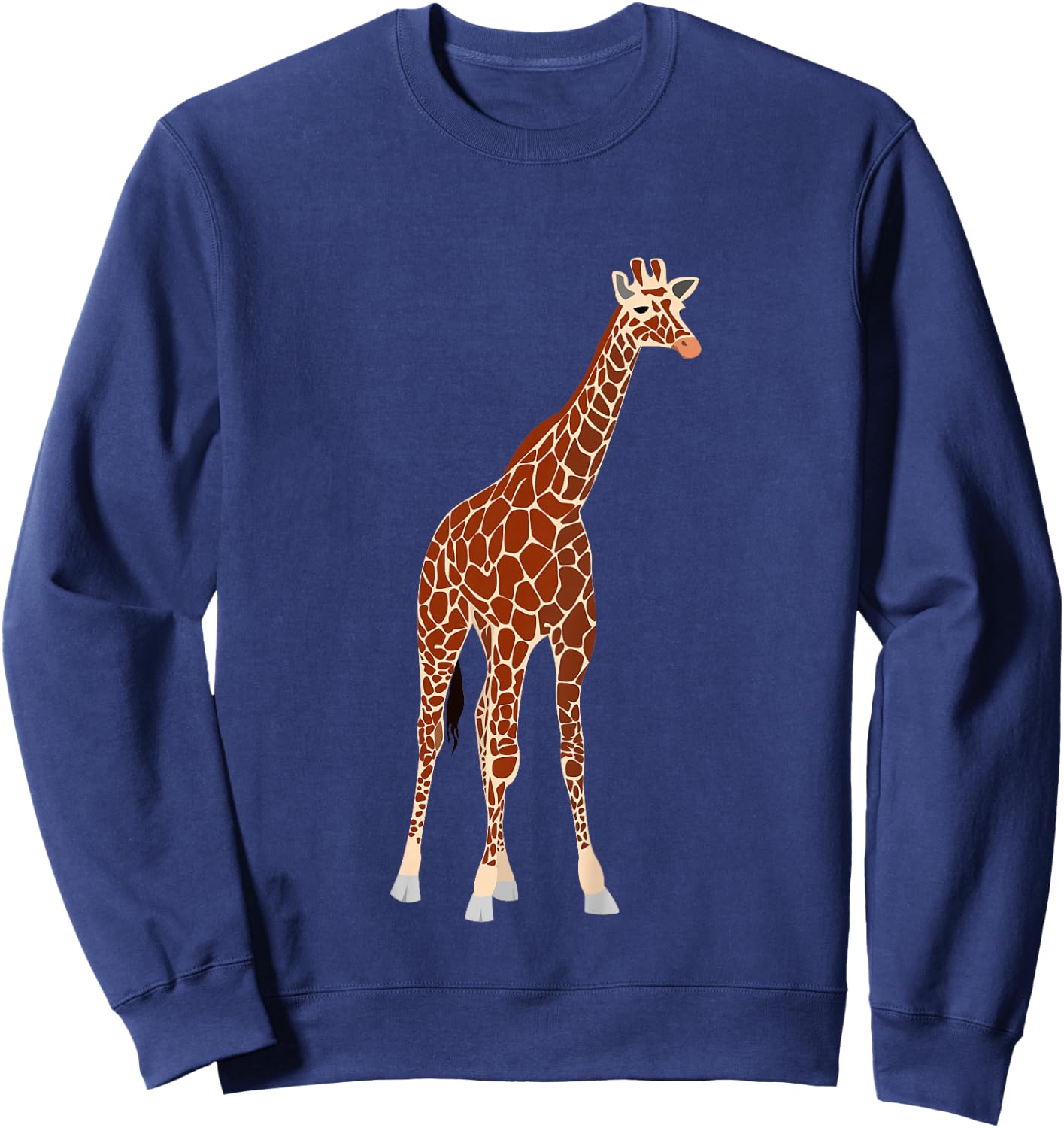 Giraffe Kids Shirt - Boys & Girls Age 3-12 Sweatshirt - Sweatshirt | Navy