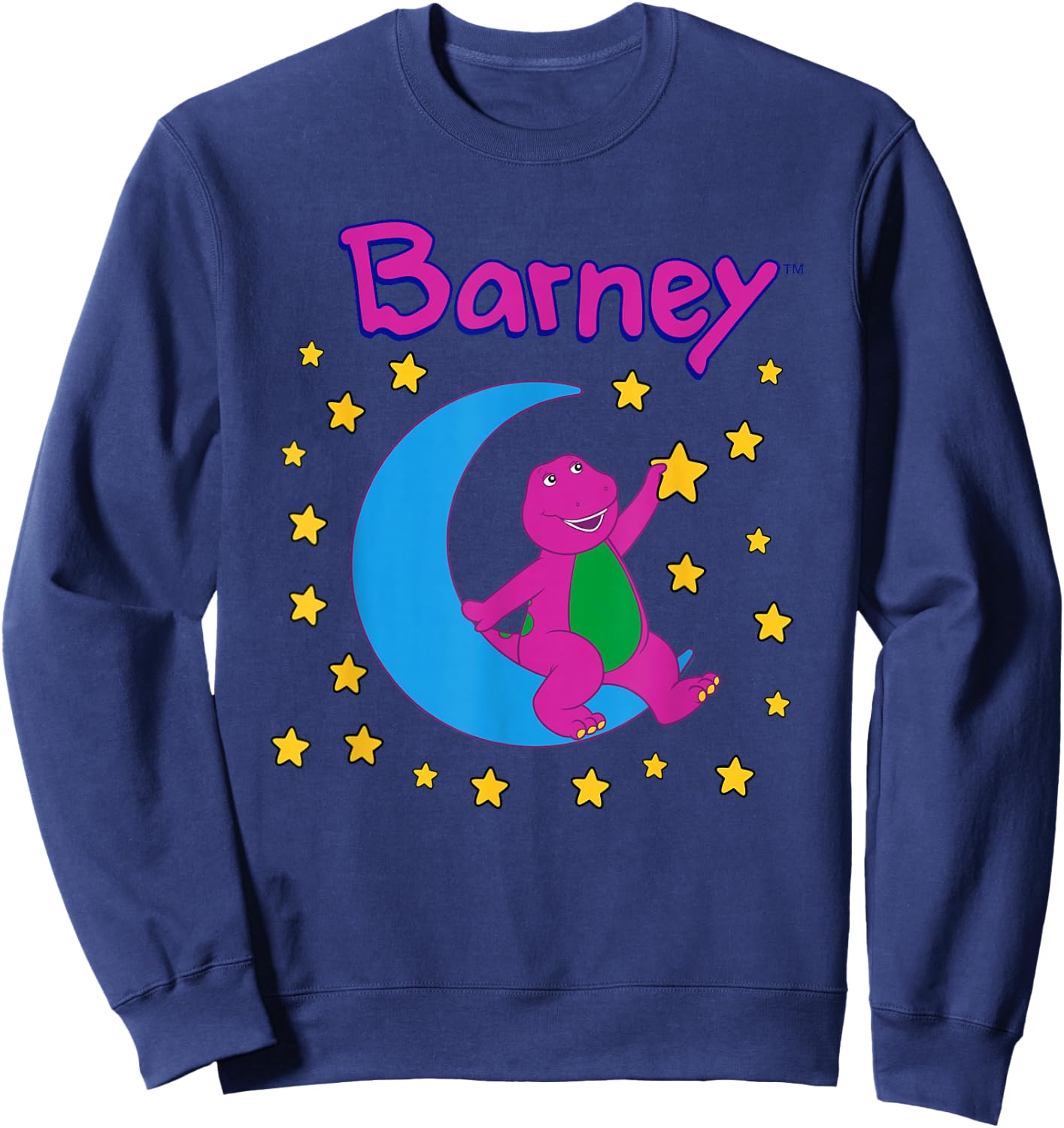 Barney - Moon and Stars Sweatshirt - Sweatshirt | Navy