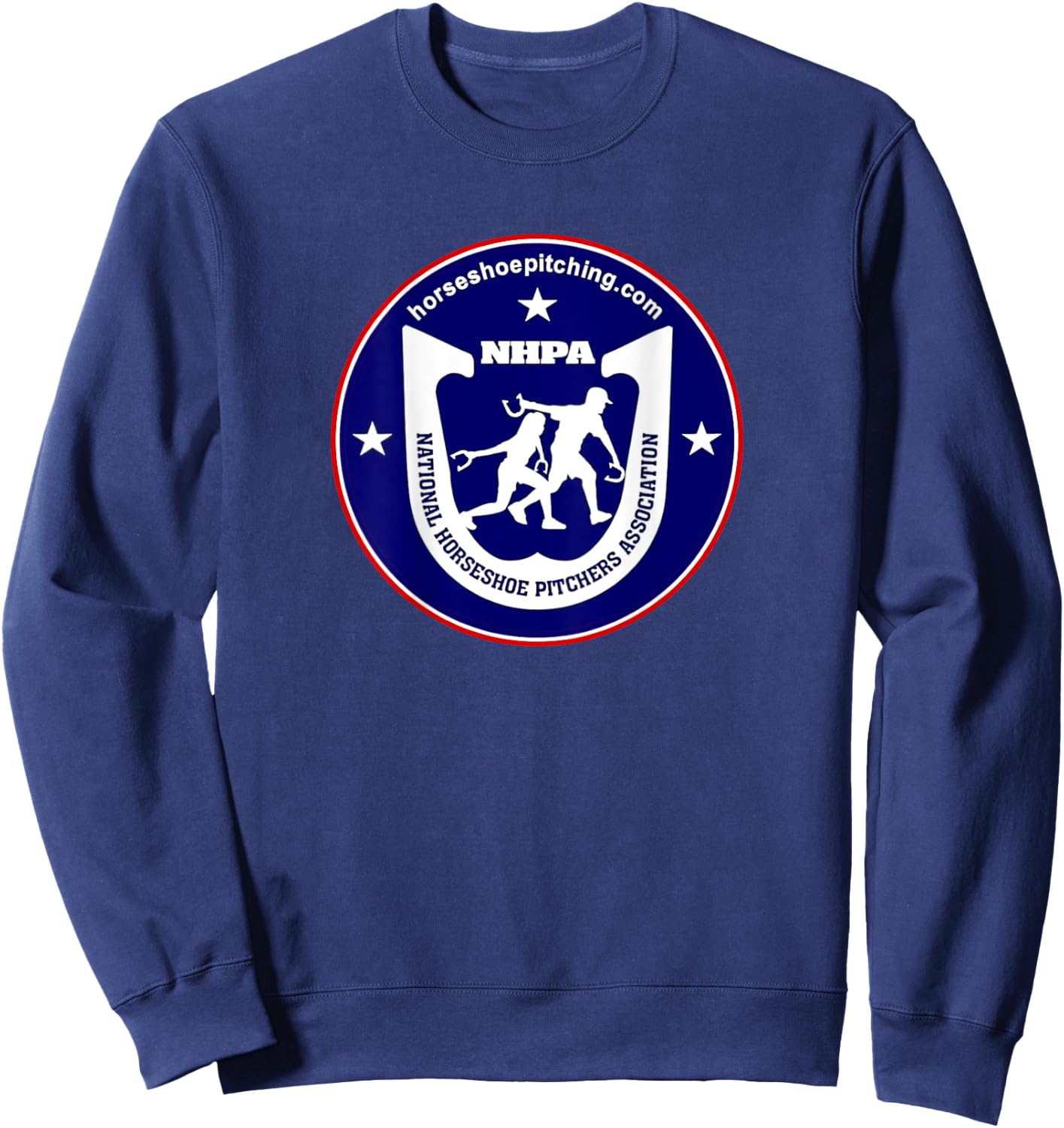 National Horseshoe Pitchers Association NHPA Back Logo Sweatshirt - Sweatshirt | Navy