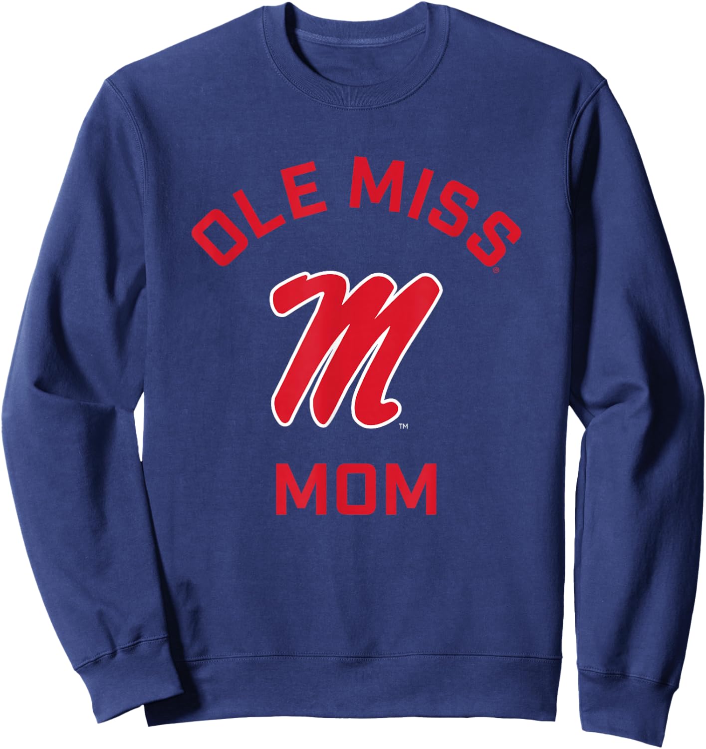 Ole Miss Rebels Arched Mom Sweatshirt - Sweatshirt | Navy