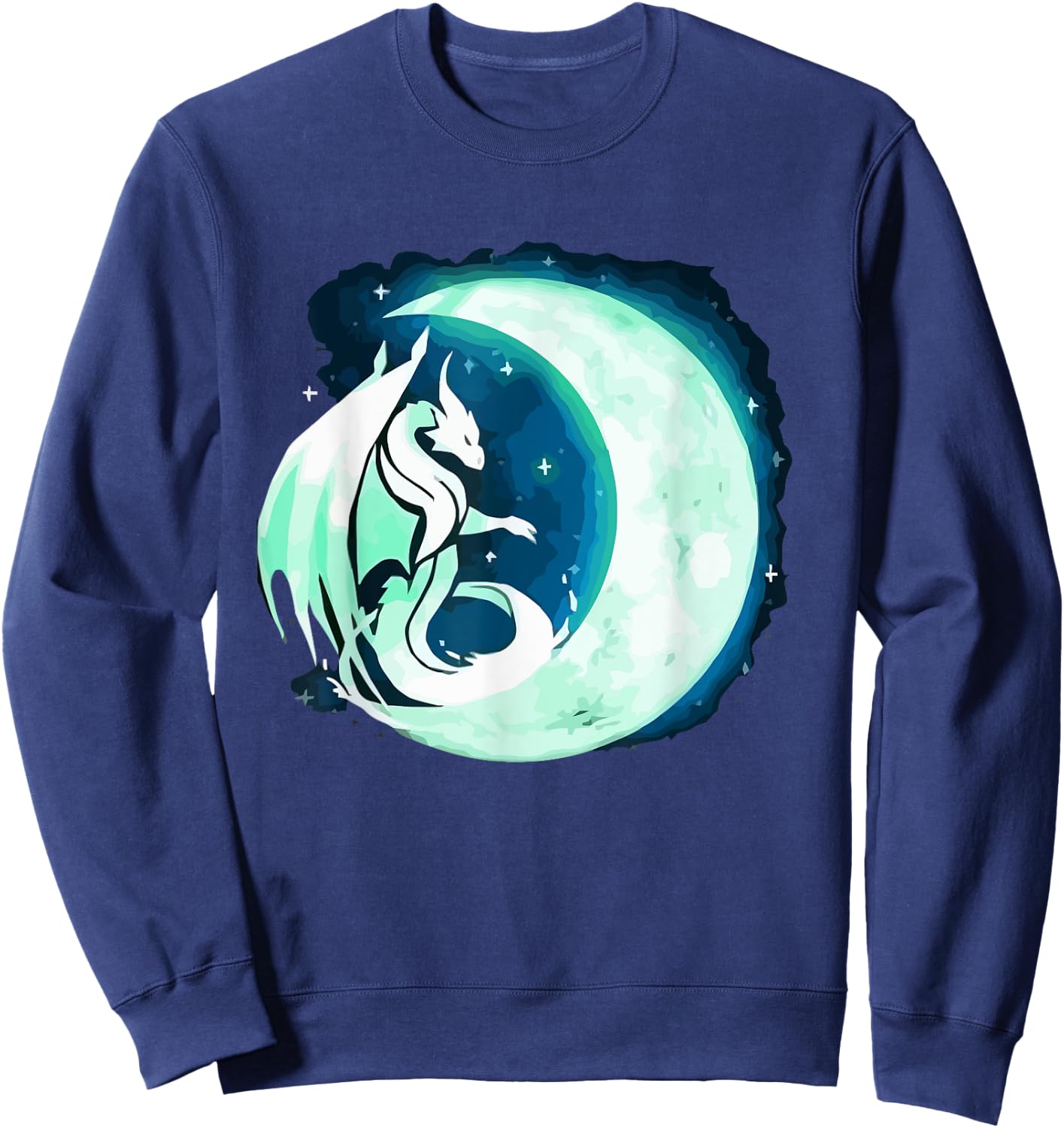 Dragon Moon Sweatshirt - Sweatshirt | Navy