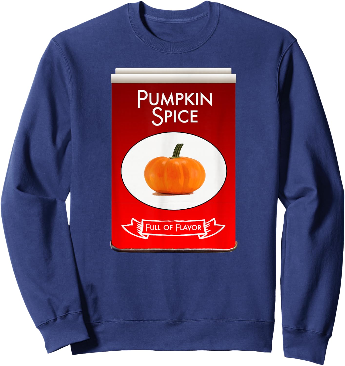 Pumpkin Spice Tin Girls Matching Halloween Costume Sweatshirt - Sweatshirt | Navy