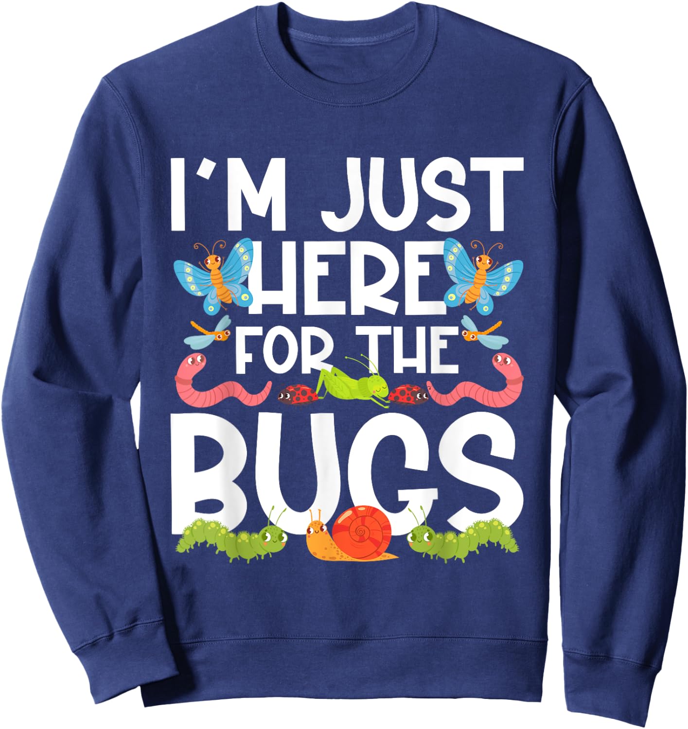 Bug Lover Insect Sweatshirt - Sweatshirt | Navy