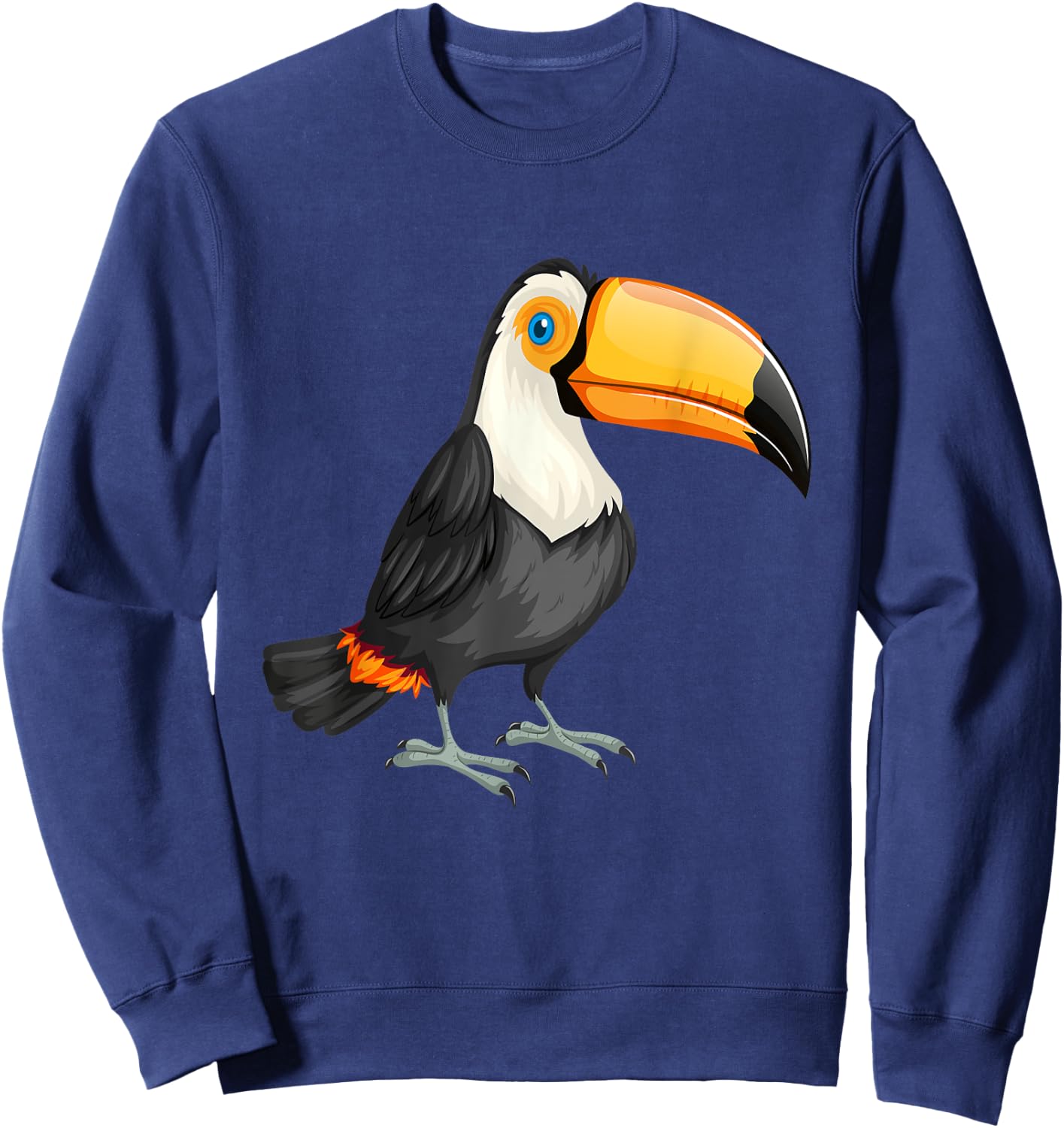 Funny Toucan Bird Tropical Rainforest Animal Wildlife Sweatshirt - Sweatshirt | Navy
