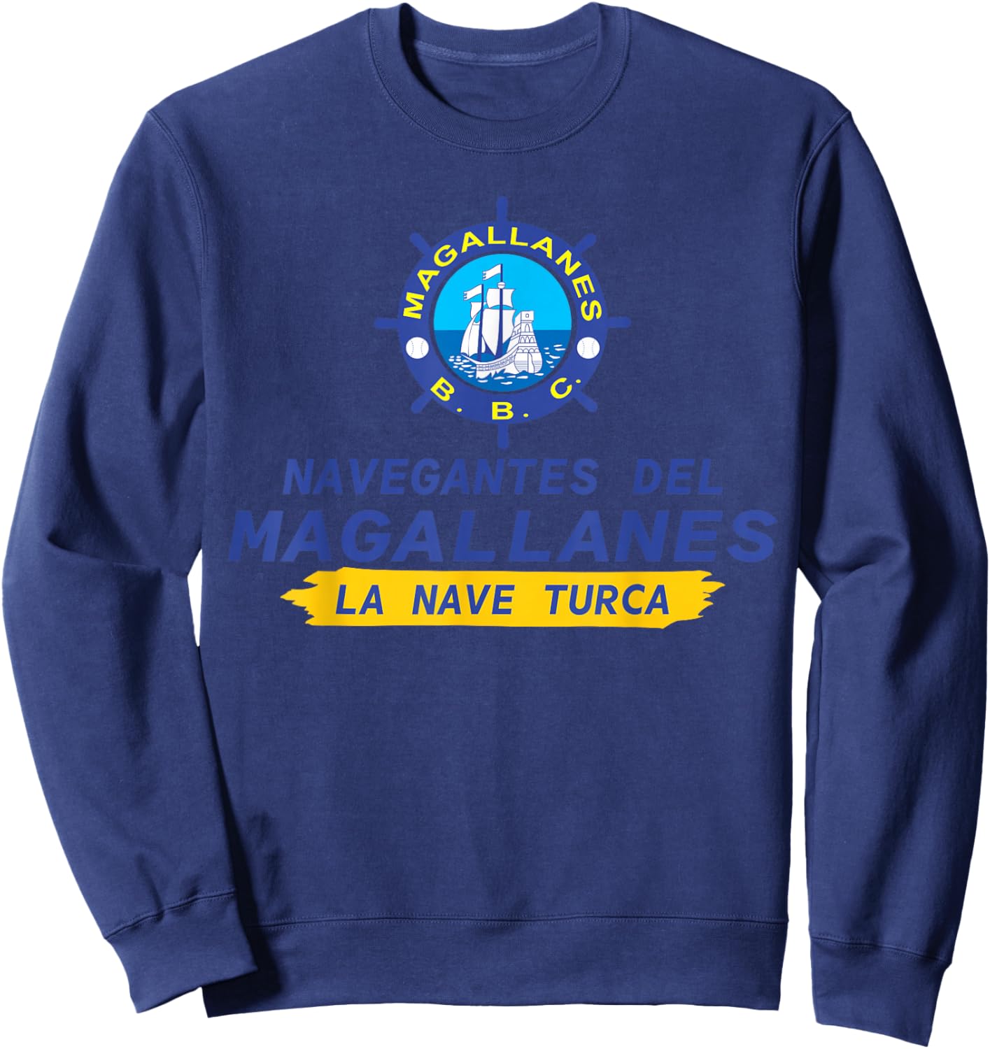 Orgullo Magallanero: Apoya a los Navegantes del Magallanes Sweatshirt - Sweatshirt | Navy