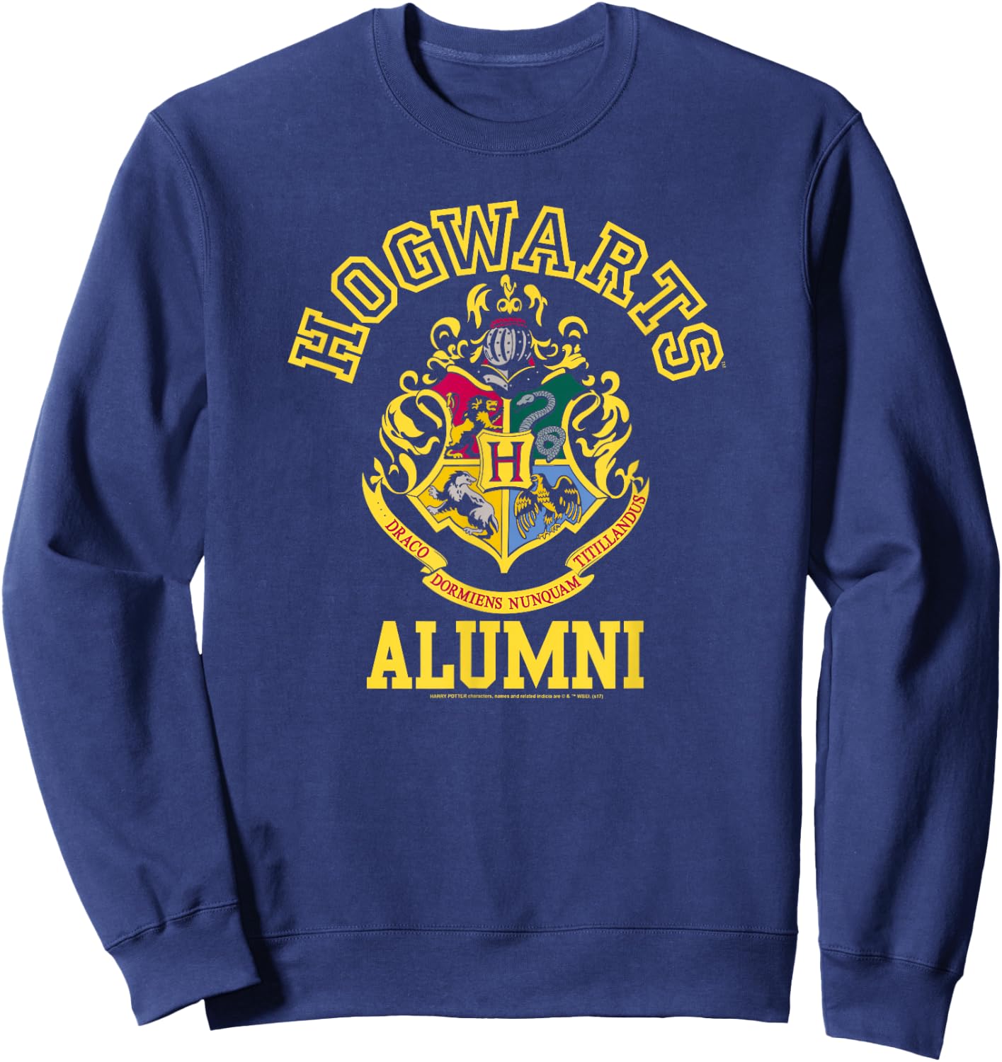 Harry Potter Hogwarts Alumni Crest Sweatshirt - Sweatshirt | Navy