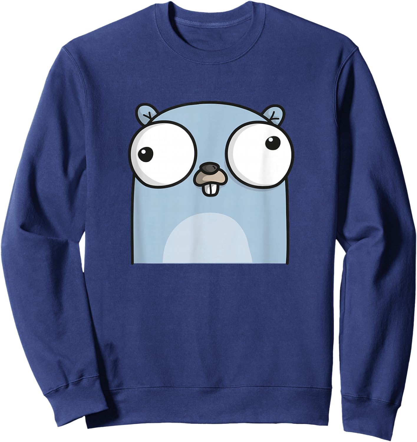 Golang Gopher Programmer Sweatshirt - Sweatshirt | Navy
