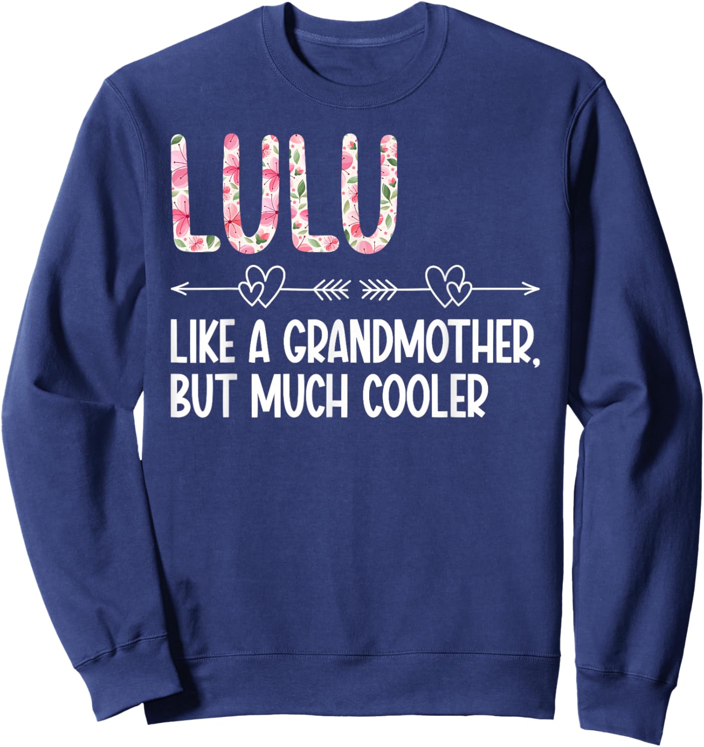 Lulu Definition Lulu Grandma Lulu Grandmother Sweatshirt - Sweatshirt | Navy