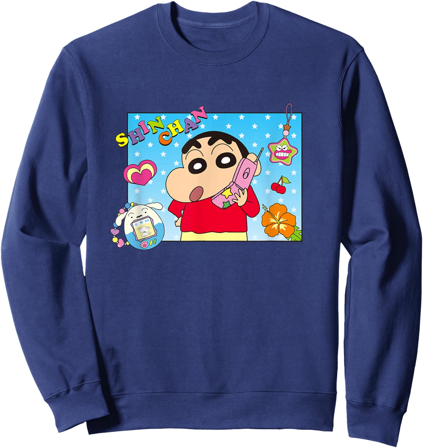 Crayon Shin-chan Playing HEISEI Shin-chan Sweatshirt - Sweatshirt | Navy