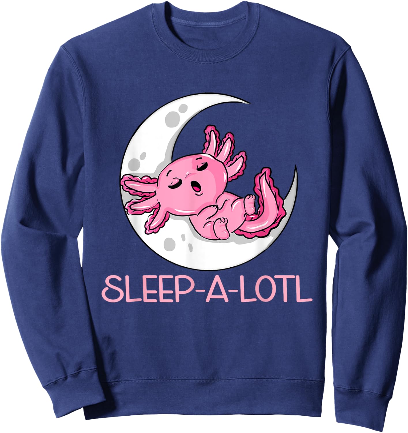 SLEEP-A-LOTL Sleeping Axolotl Pyjamas Sweatshirt - Sweatshirt | Navy