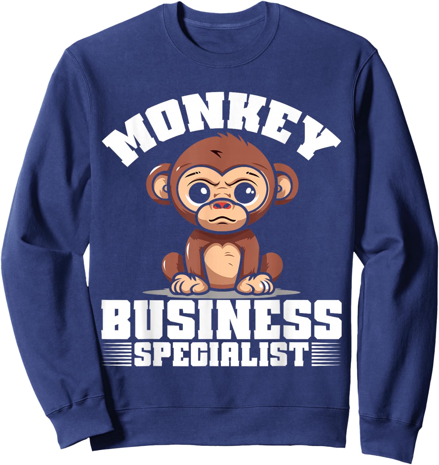 Monkey Business Specialist Monkey Sweatshirt - Sweatshirt | Navy