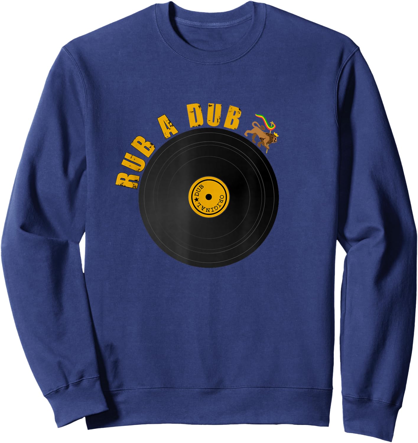 Rub A Dub Reggae Record Sweatshirt - Sweatshirt | Navy
