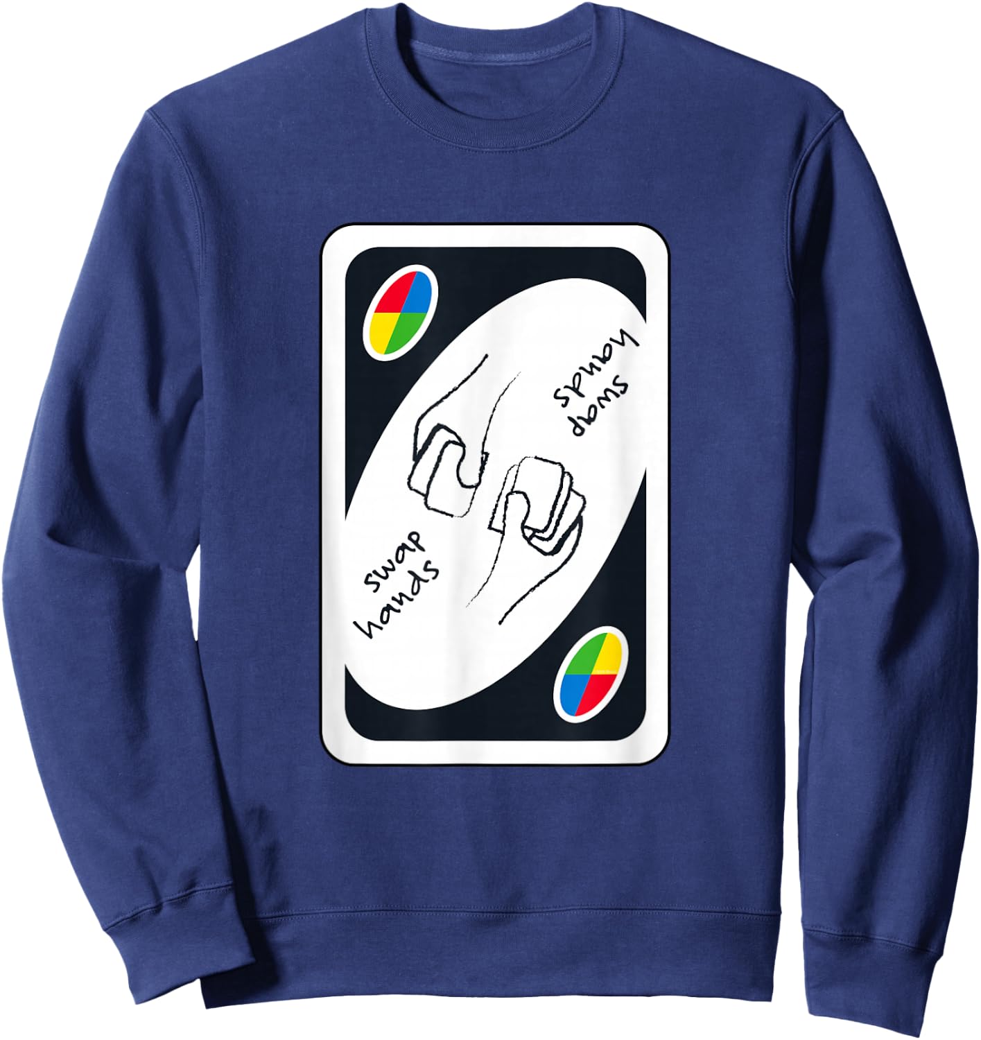 UNO - Swap Hands Sweatshirt - Sweatshirt | Navy