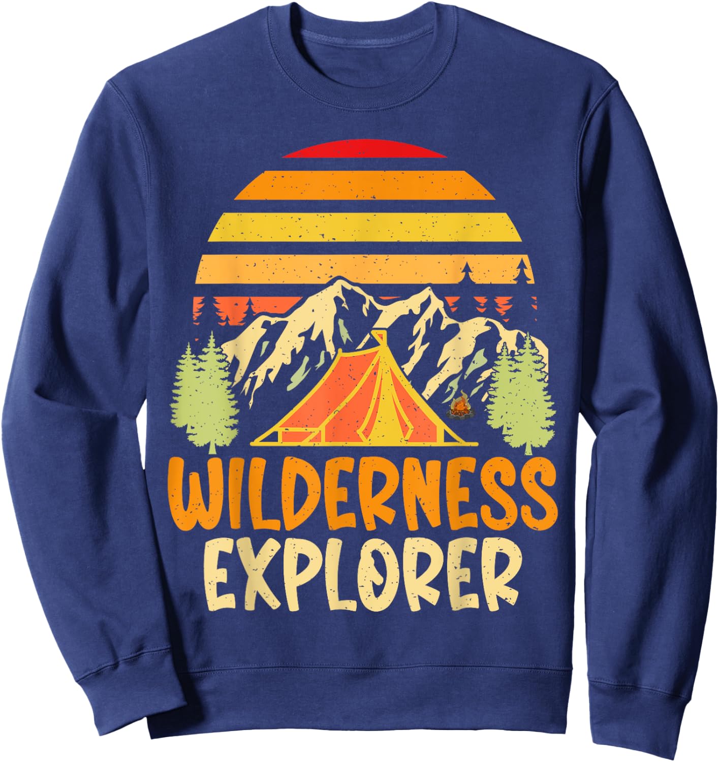 Wilderness Explorer Hiking Sweatshirt - Sweatshirt | Navy