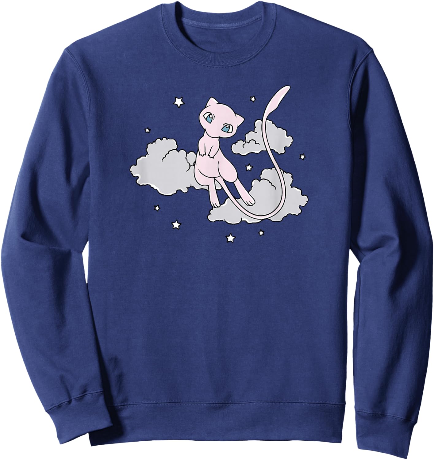 Pokémon - Mew Celestial Stars Mythical Psychic Type Gen 1 Sweatshirt - Sweatshirt | Navy