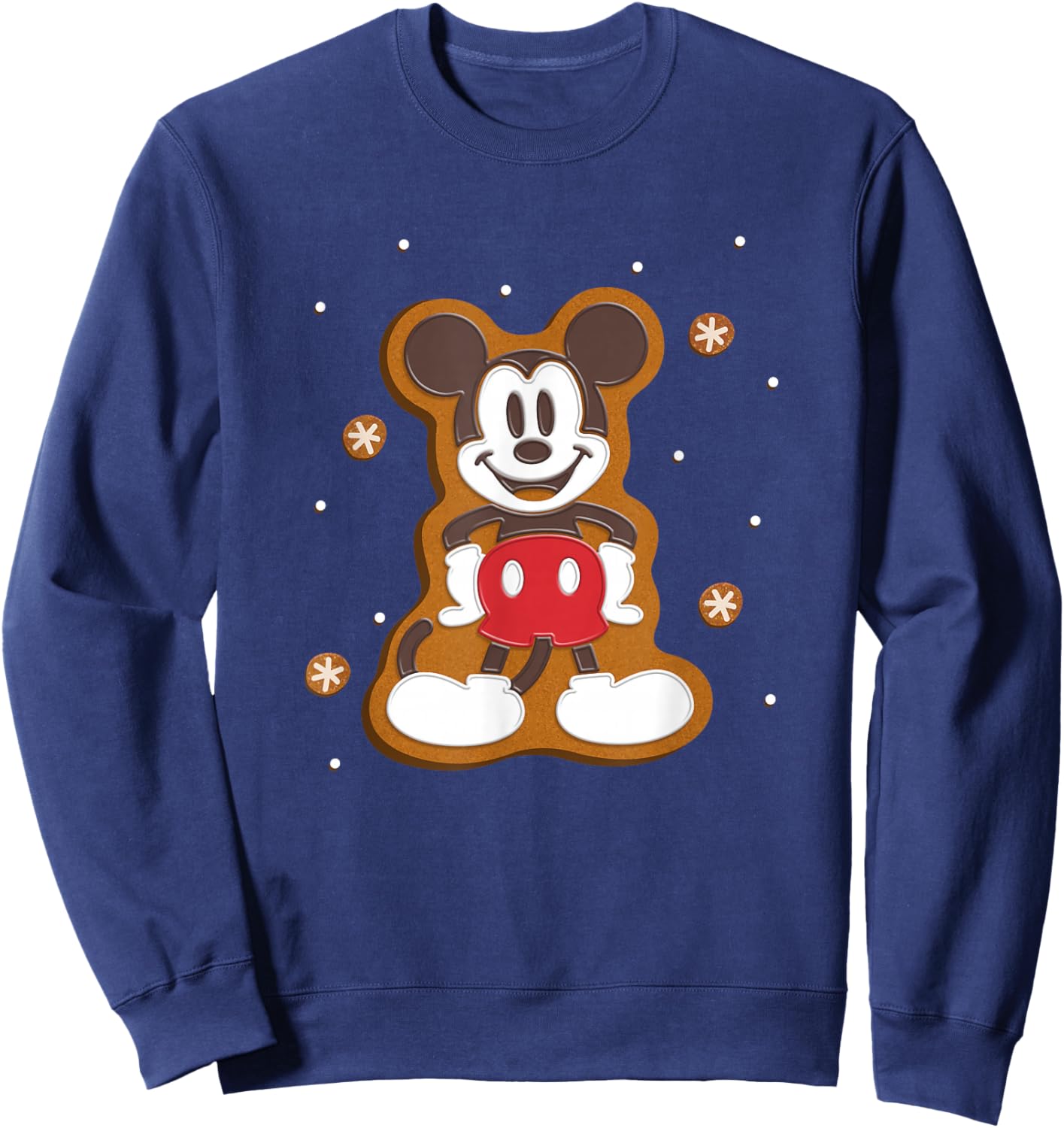 Disney Mickey and Friends Christmas Gingerbread Mickey Sweatshirt - Sweatshirt | Navy