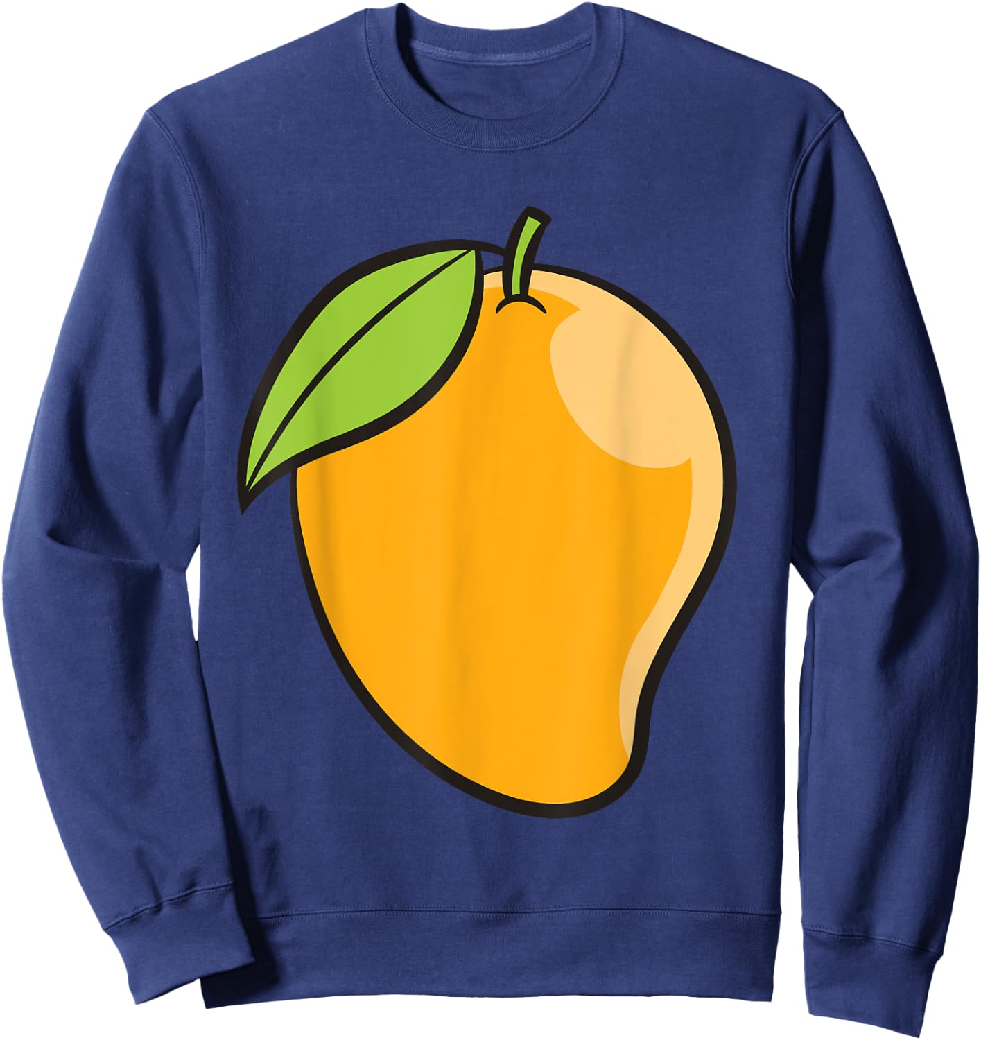 Mango Costume Lazy Halloween Costume Funny Mango Sweatshirt - Sweatshirt | Navy