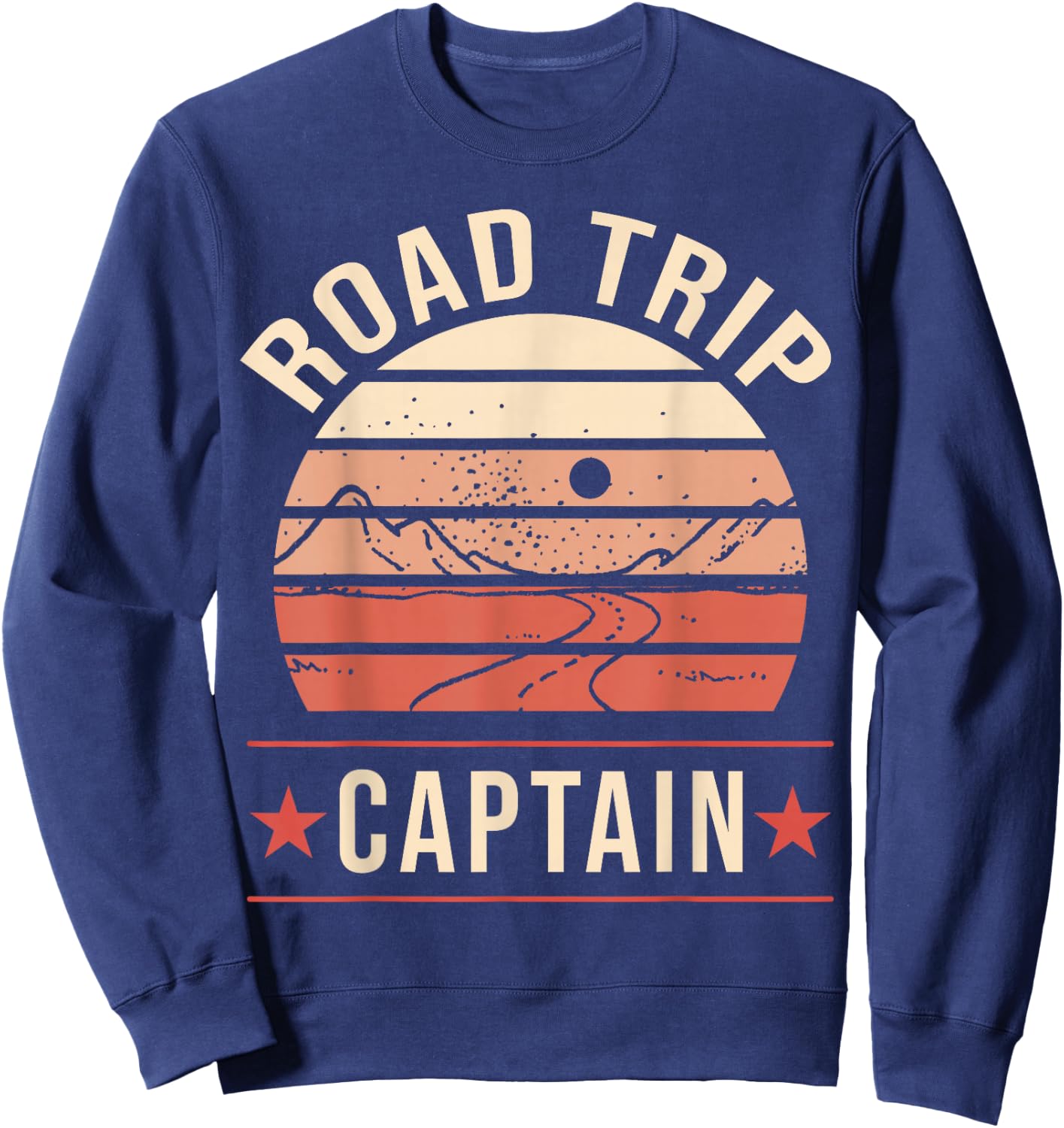 Road Trip Captain Sweatshirt - Sweatshirt | Navy