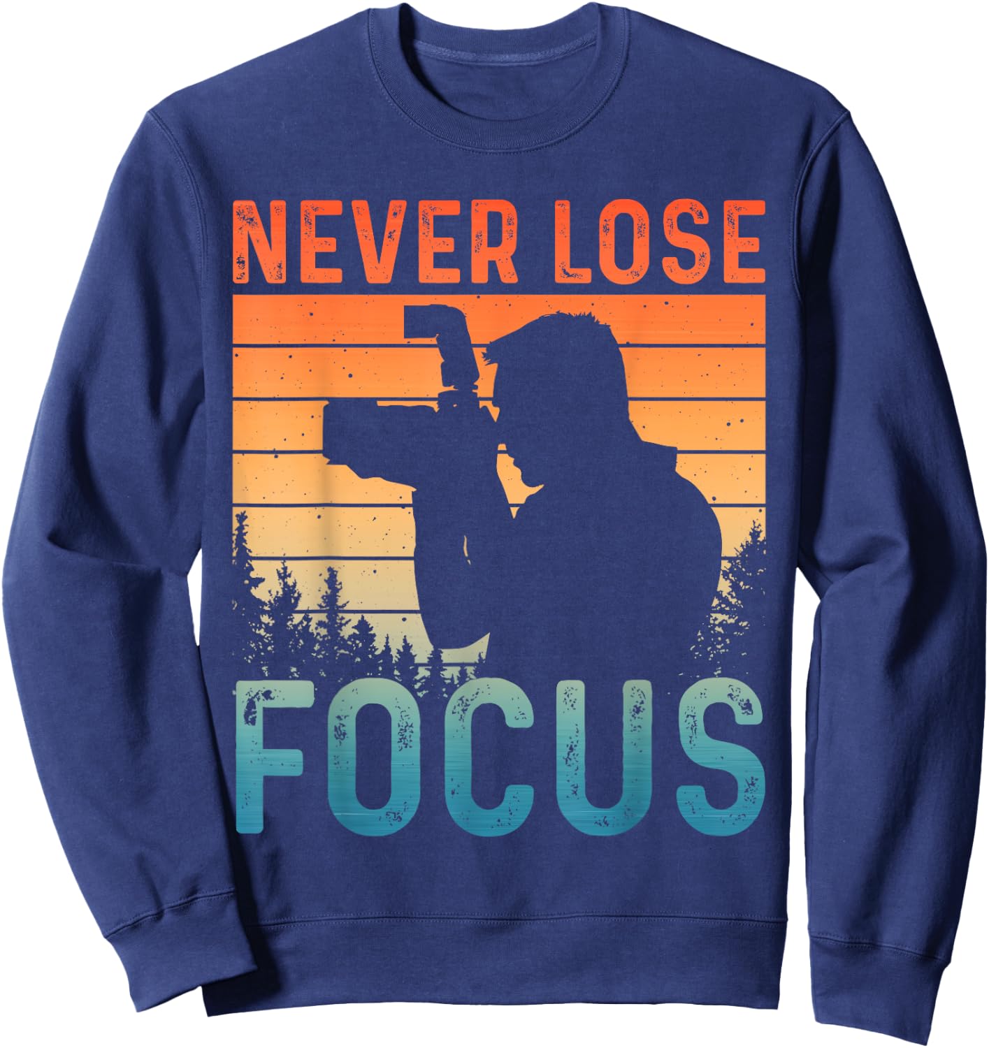 Cool Photography Design Women Camera Photographer Sweatshirt - Sweatshirt | Navy