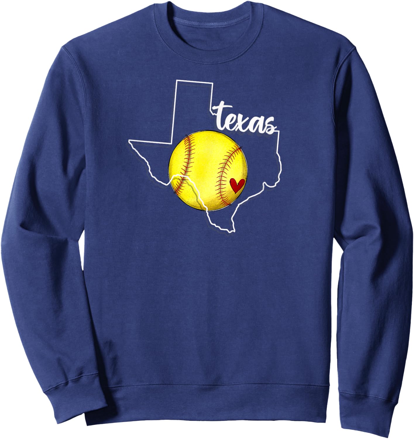 Texas Softball , Small, Black Sweatshirt - Sweatshirt | Navy